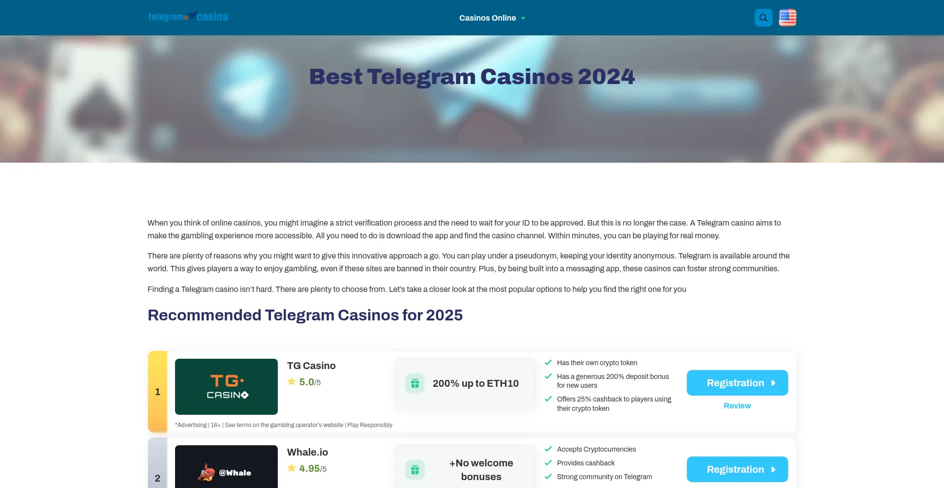 Telegram-casino.org é Seguro e Confiável?