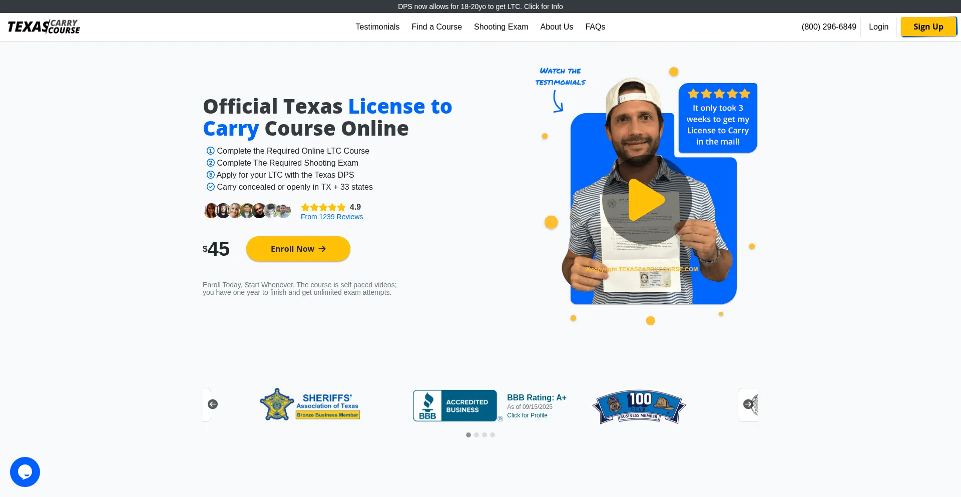 Texascarrycourse.com é Seguro e Confiável?