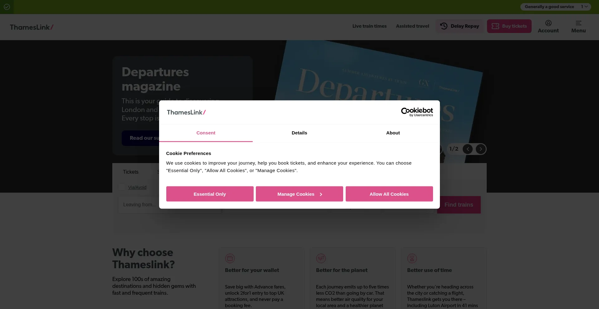 Thameslinkrailway.com é Seguro e Confiável?