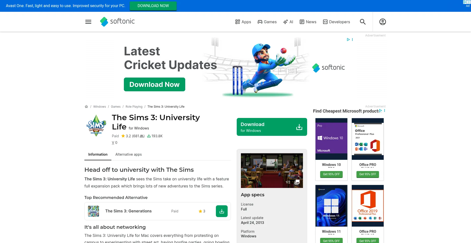 The-sims3-university-life.en.softonic.com