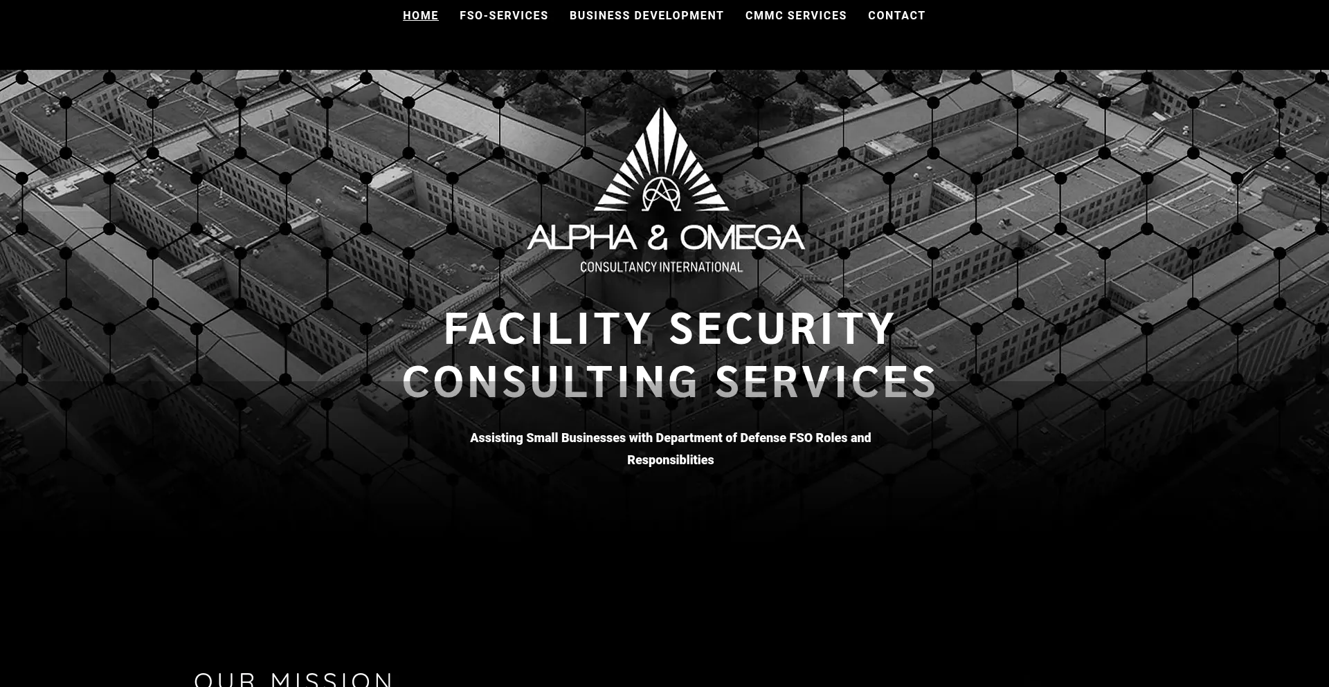 Website screenshot of Theaoci.com