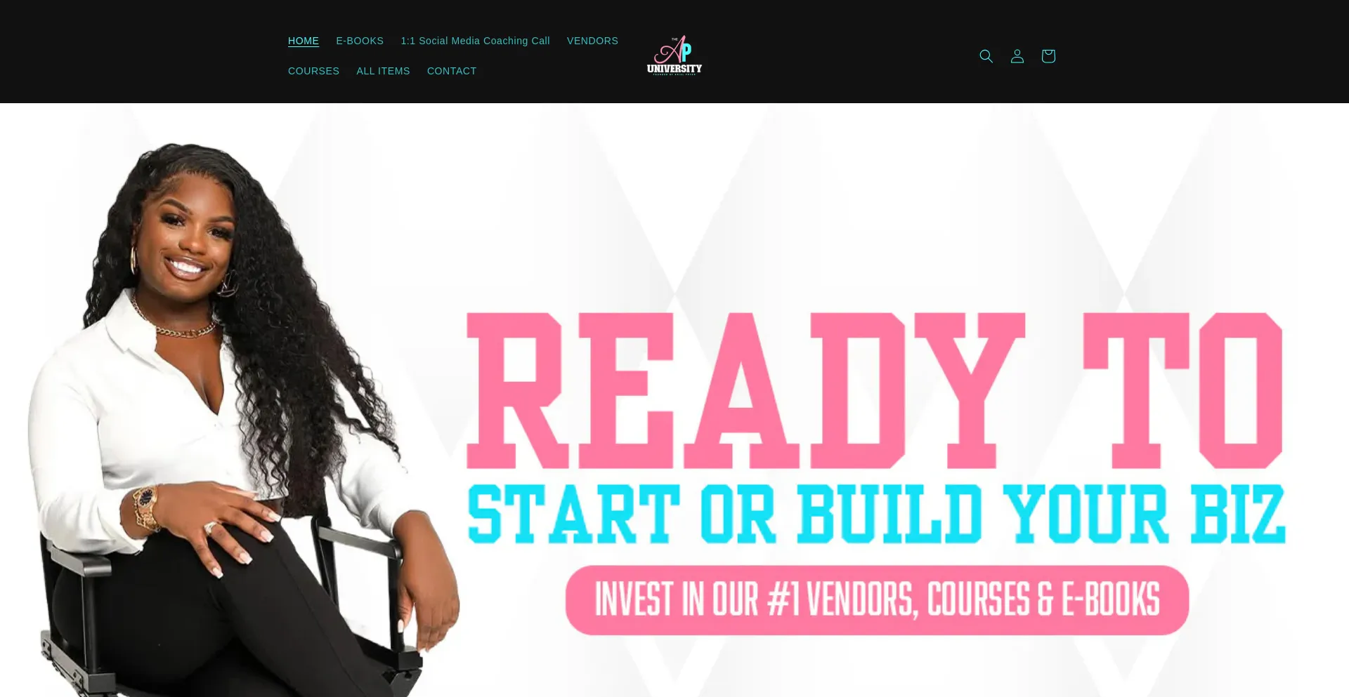 Website screenshot of Theapuniversity.com