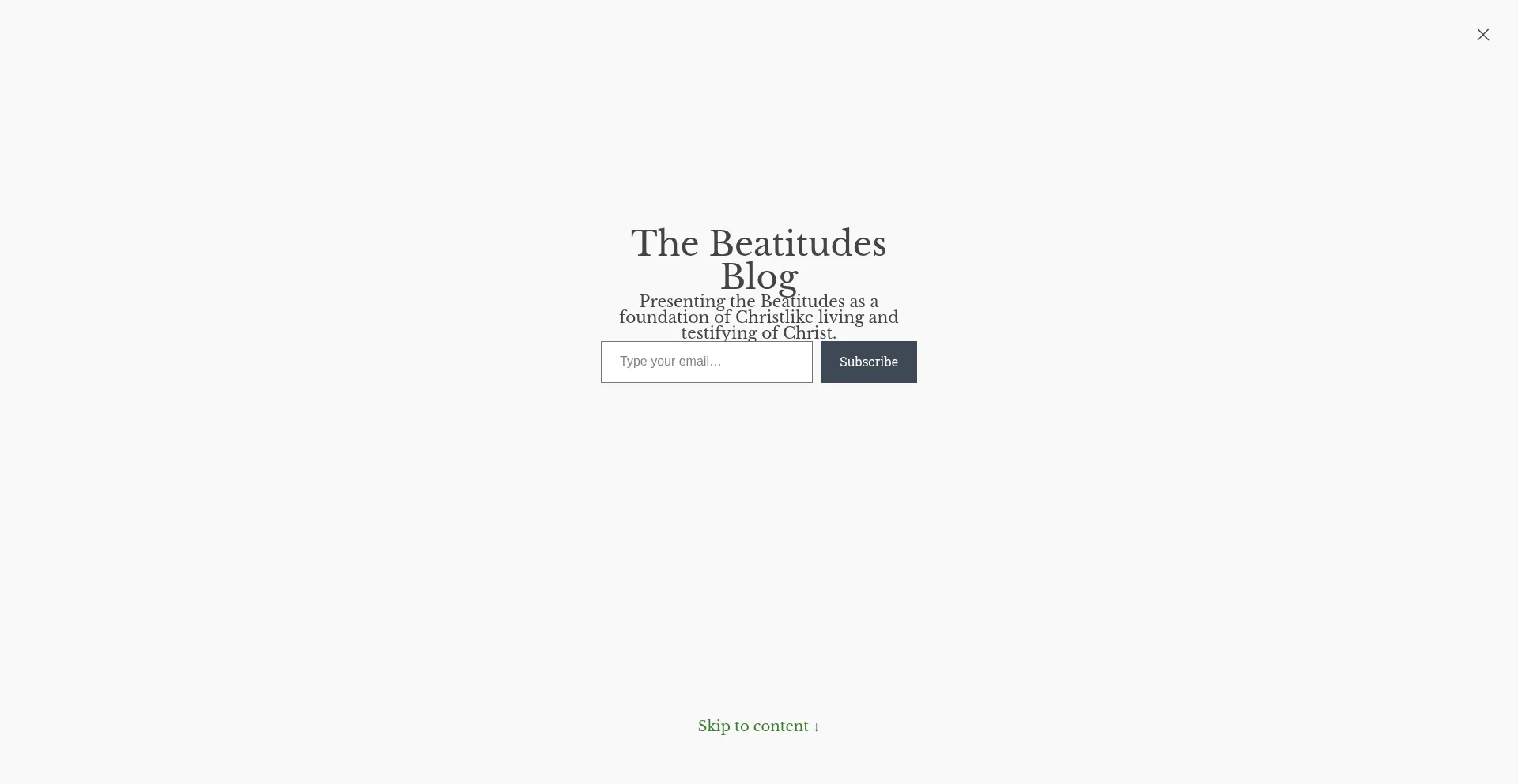 Thebeatitudes.blog