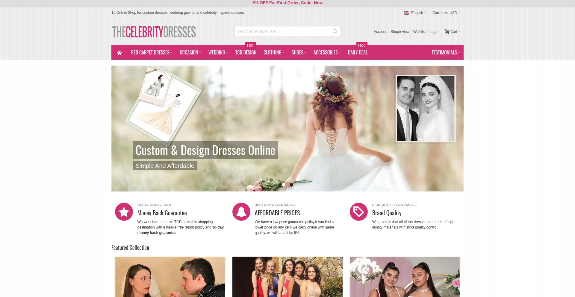 Thecelebritydresses.com é Seguro e Confiável?