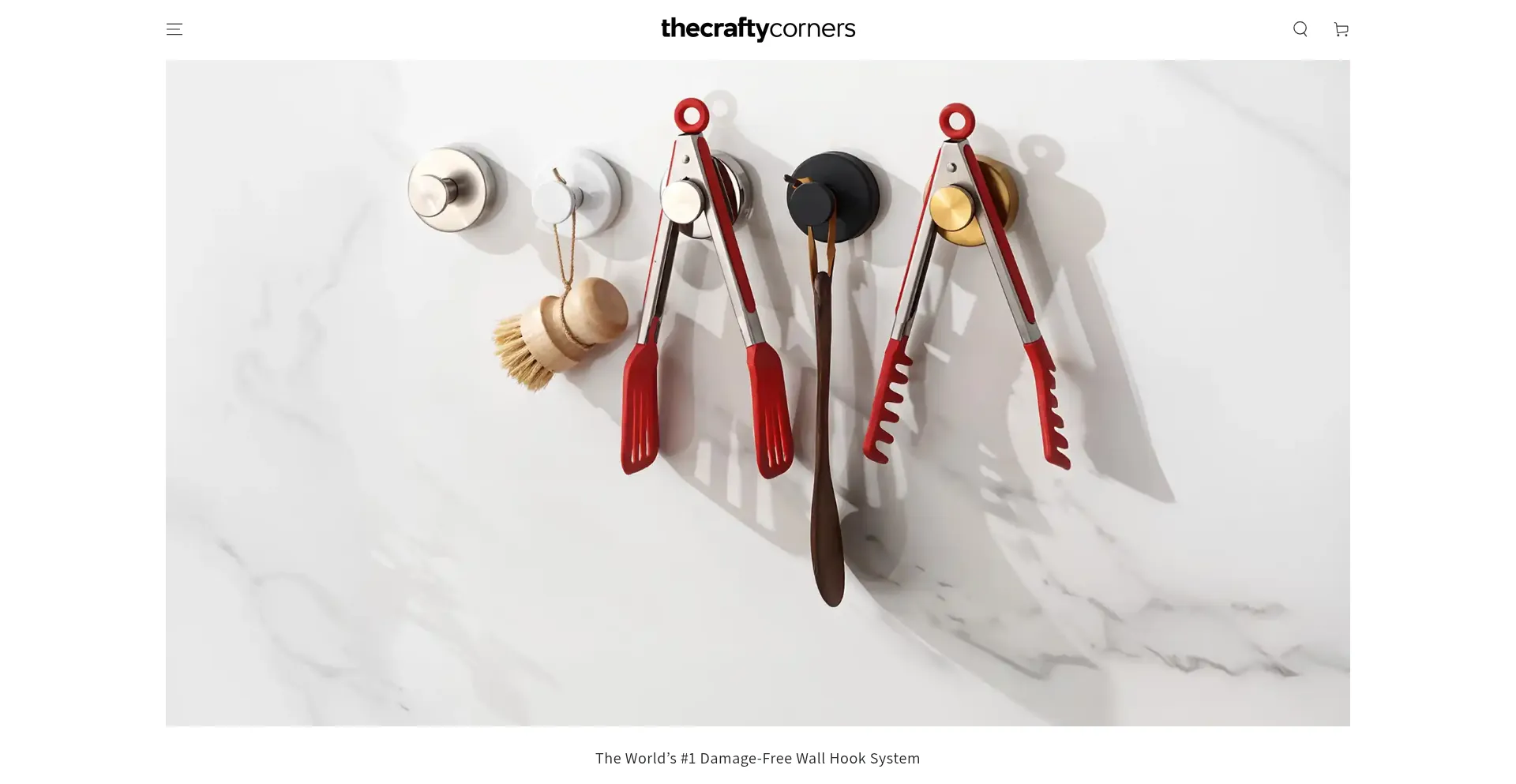Website screenshot of Thecraftycorners.com