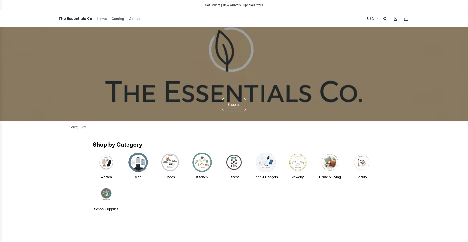 Theessentialsco.store