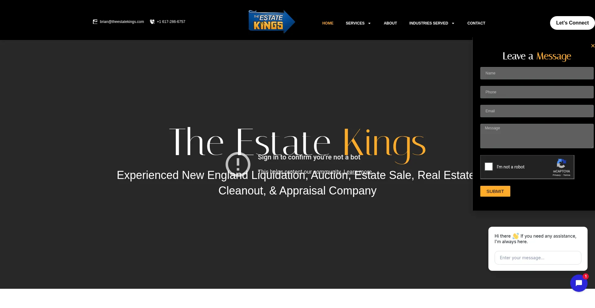 Theestatekings.com Screenshot