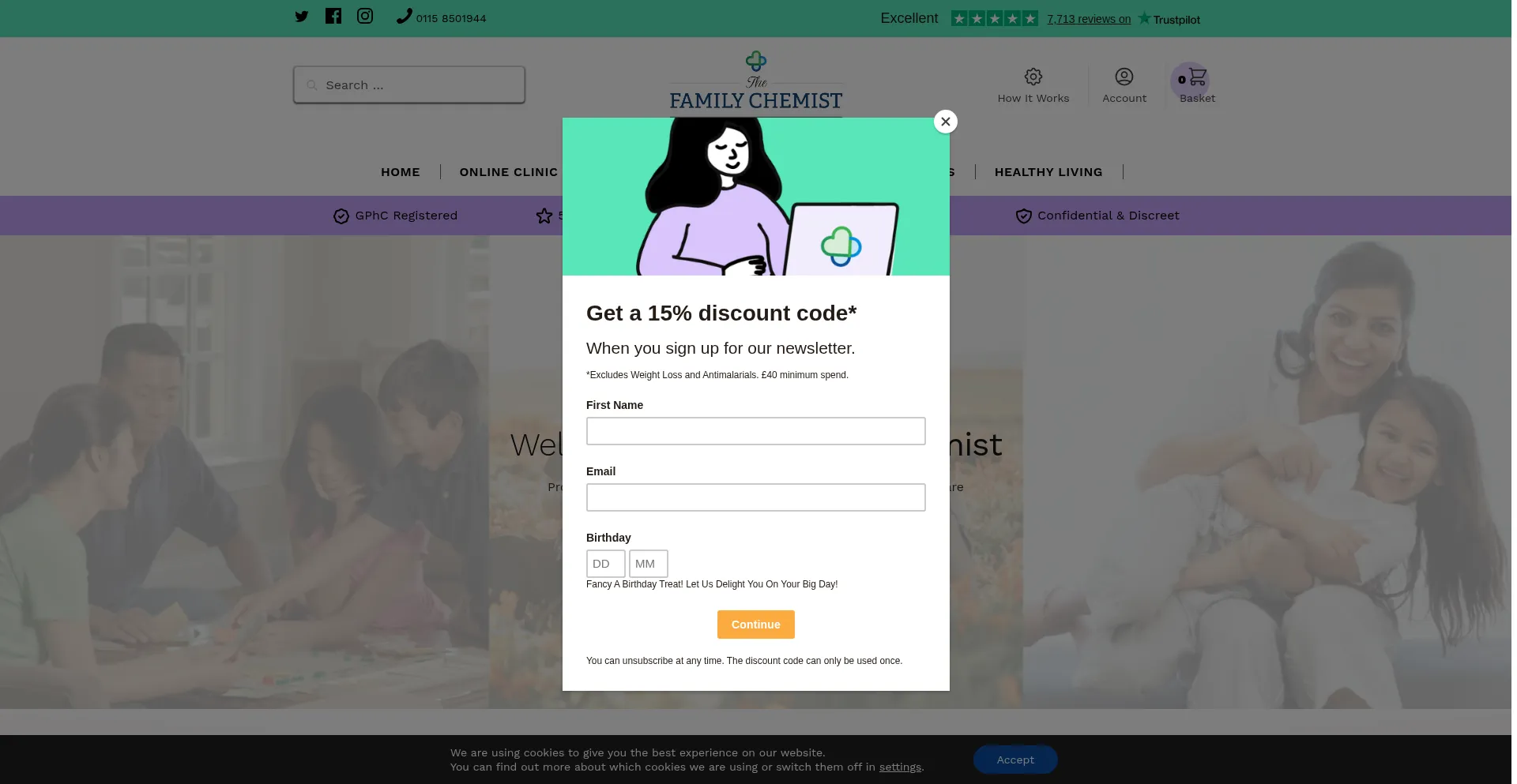 Thefamilychemist.co.uk é Seguro e Confiável?