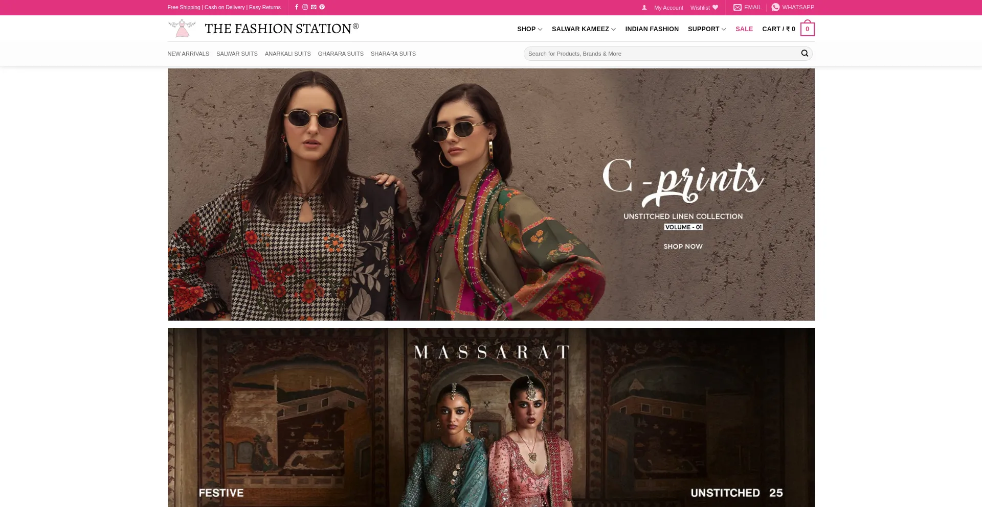 Thefashionstation.in Screenshot