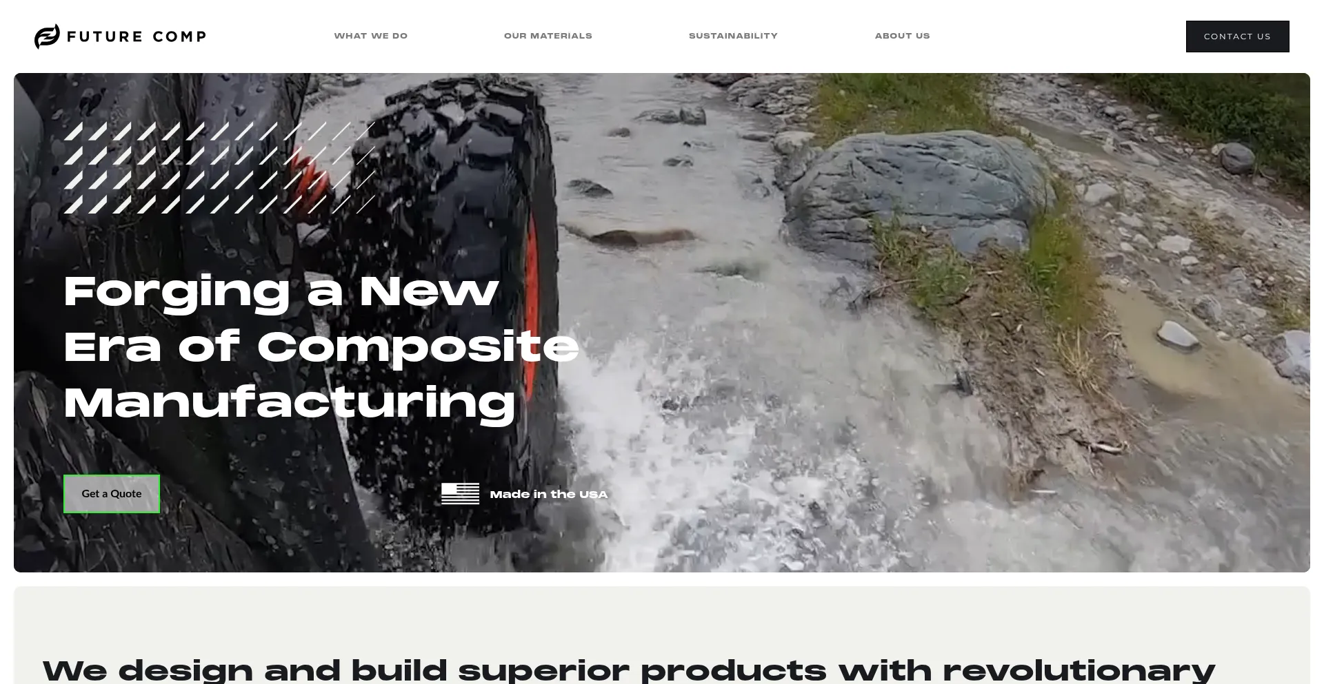 Website screenshot of Thefuturecomp.com