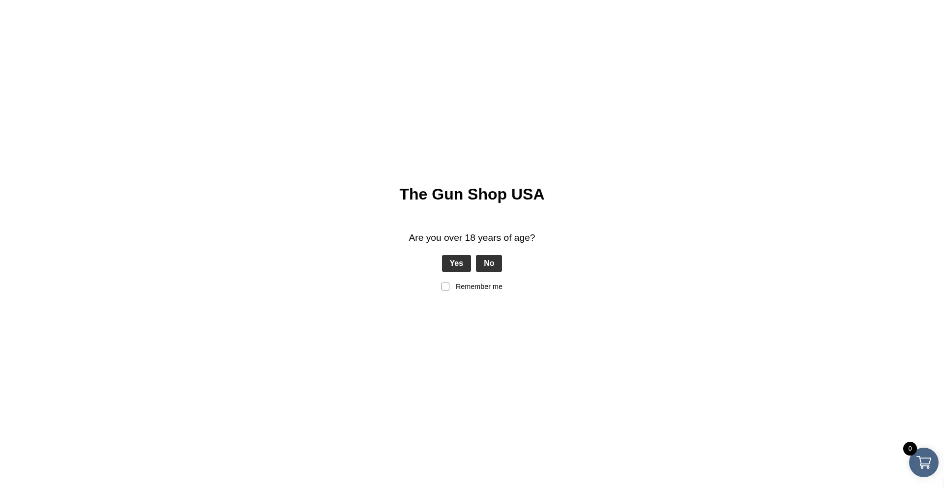 Website screenshot of Thegunshopusa.com