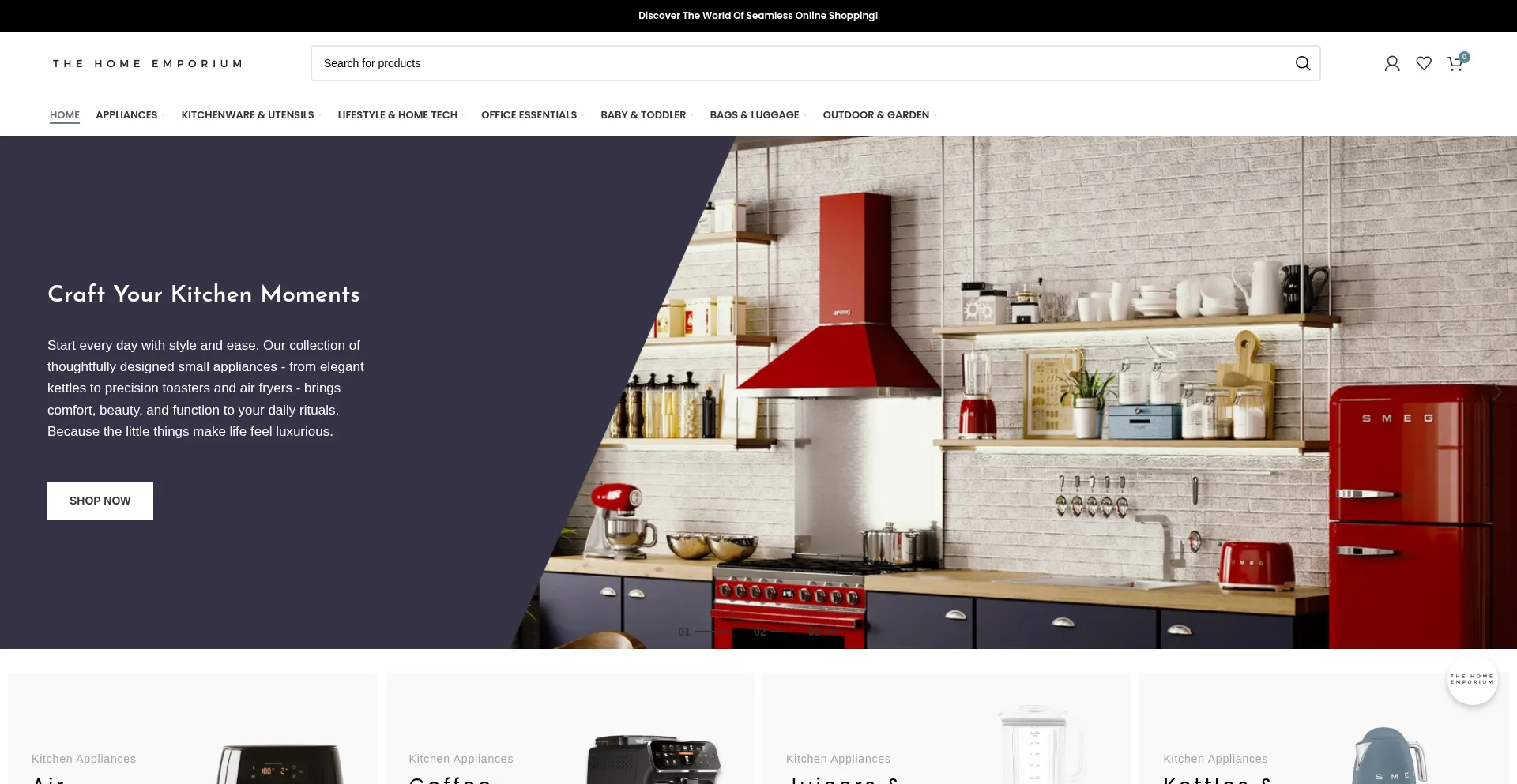 Thehomeemporium.co.za Screenshot