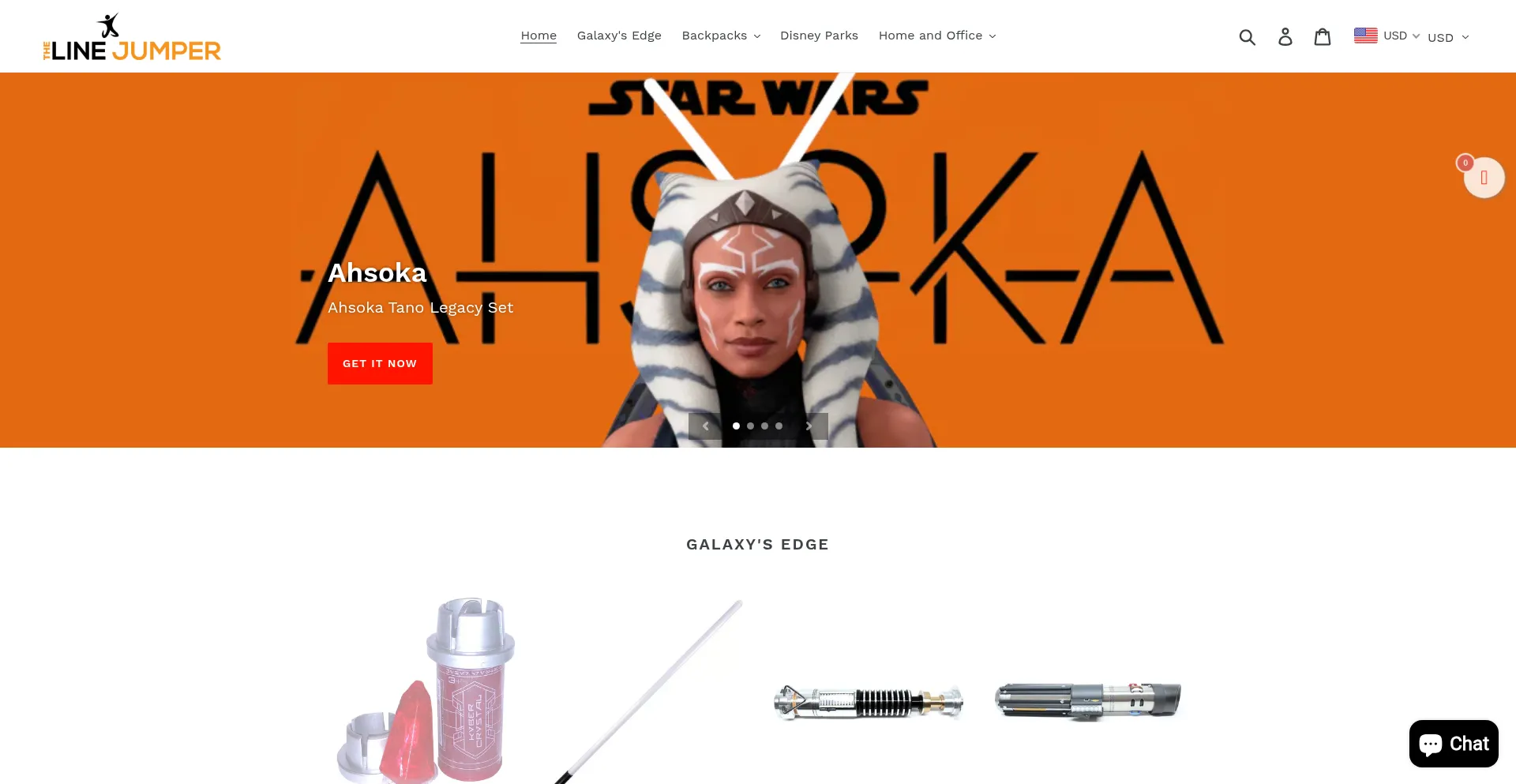 Website screenshot of Thelinejumper.com