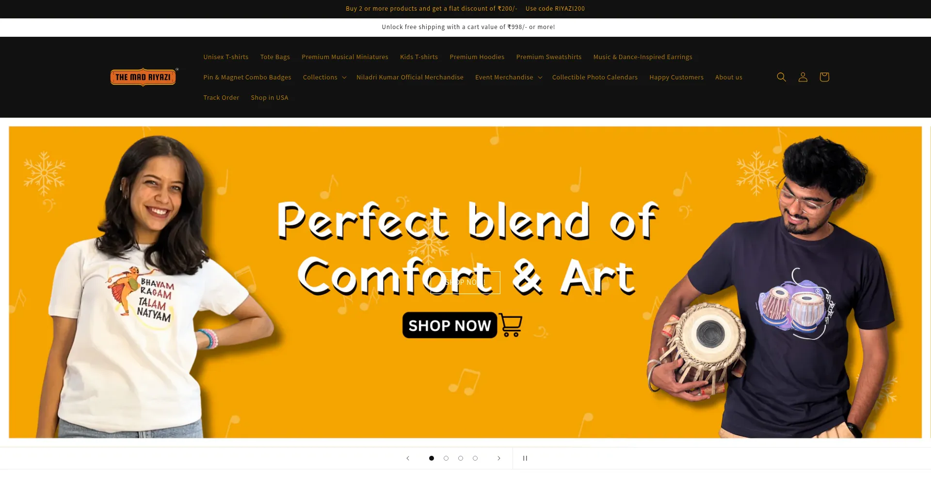Website screenshot of Themadriyazi.com