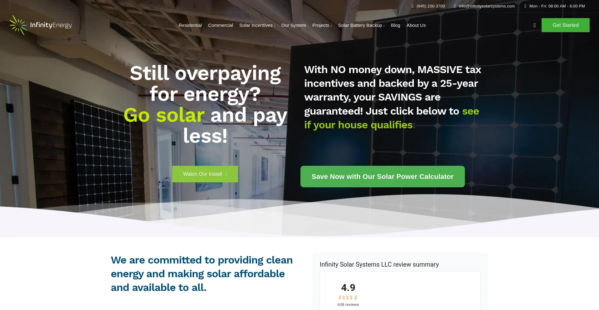 Website screenshot of Thenewutility.com