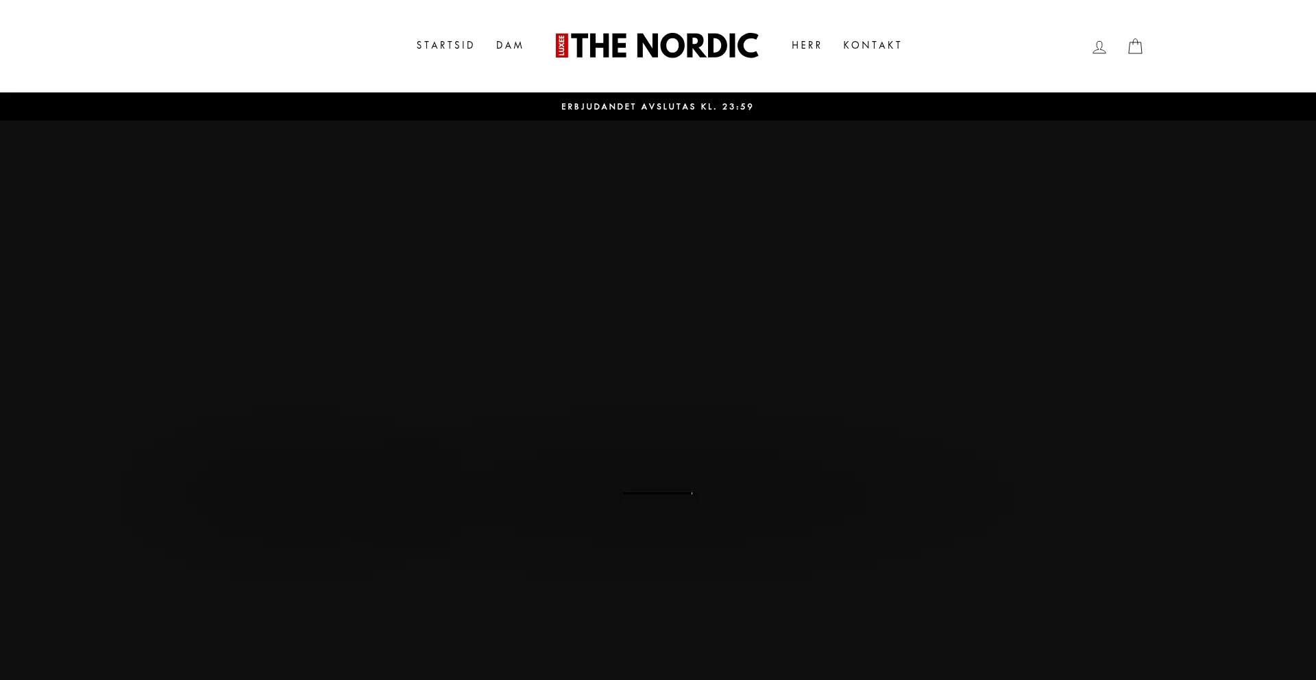 Website screenshot of Thenordicluxee.com