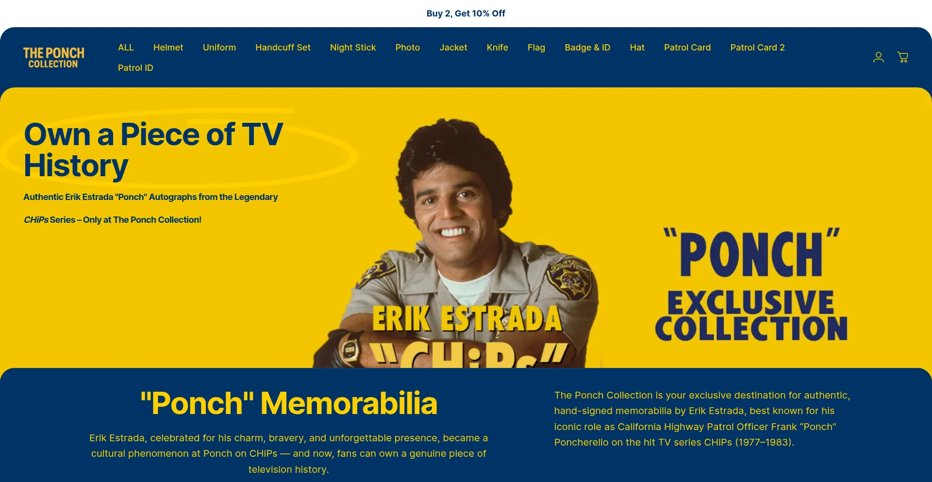 Theponchcollection.com Screenshot