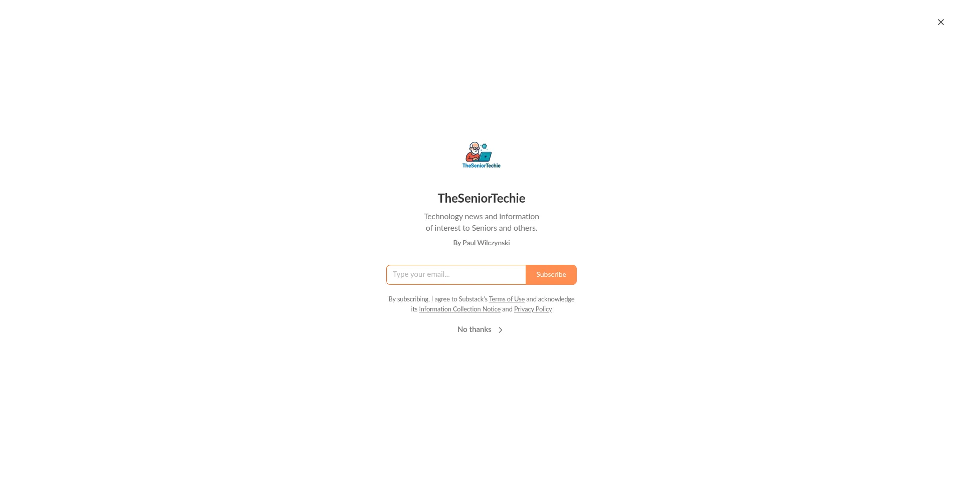 Theseniortechie.com é Seguro e Confiável?