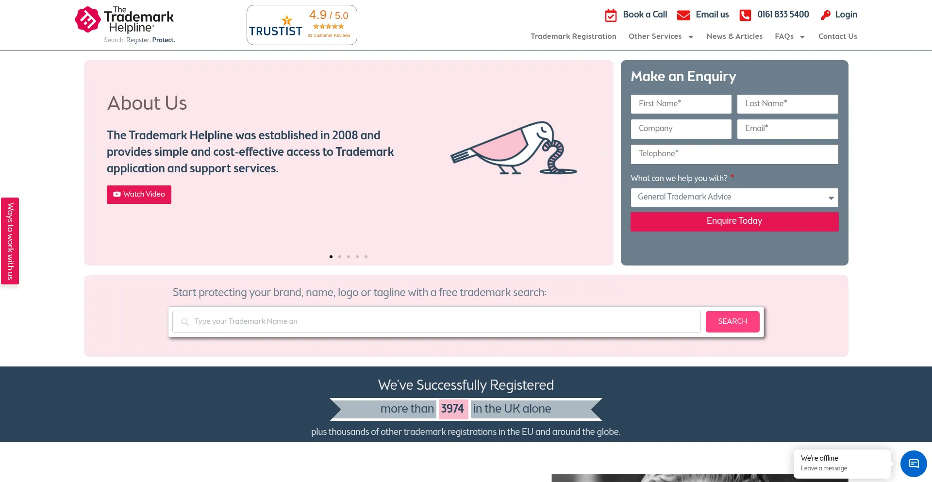Thetrademarkhelpline.com é Seguro e Confiável?