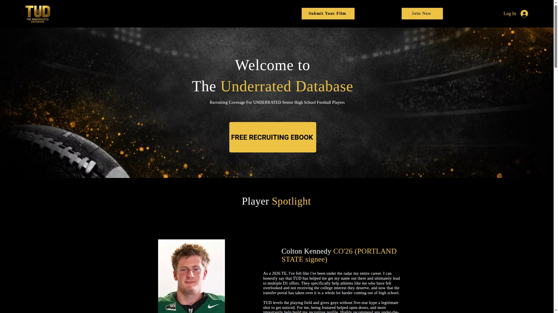 Theunderrateddatabase.com