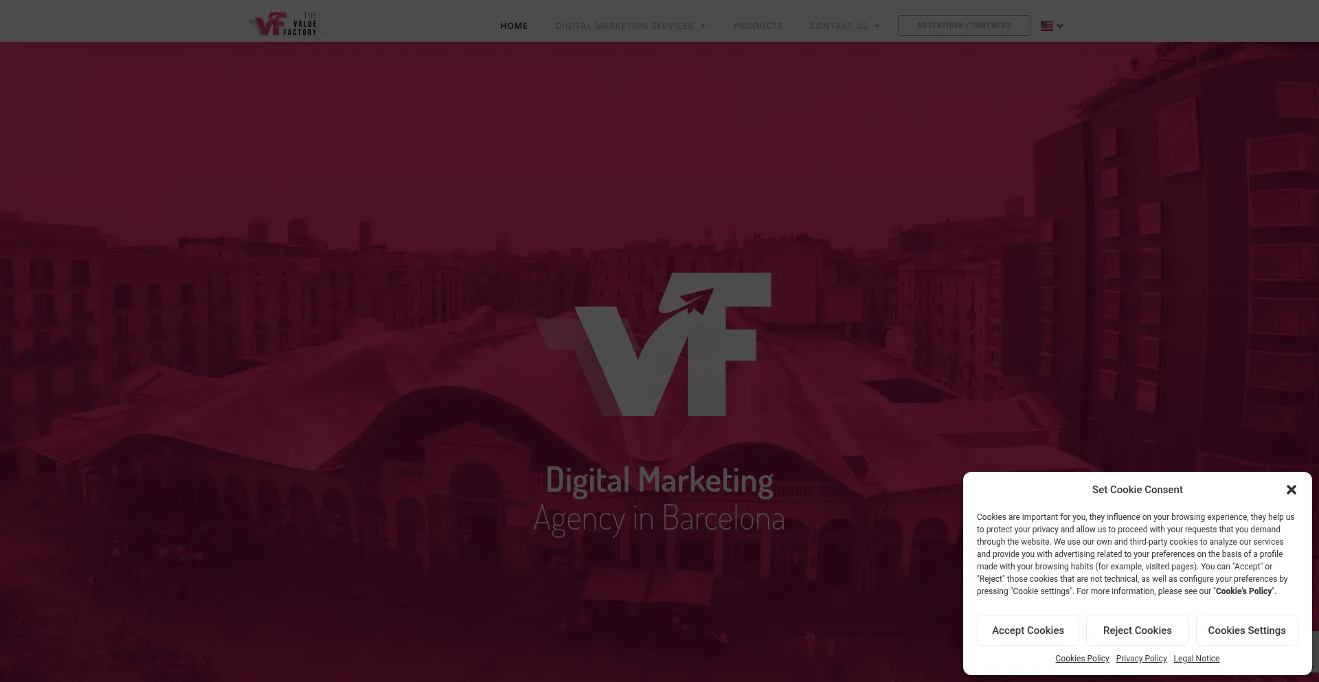 Thevaluefactory.es Screenshot