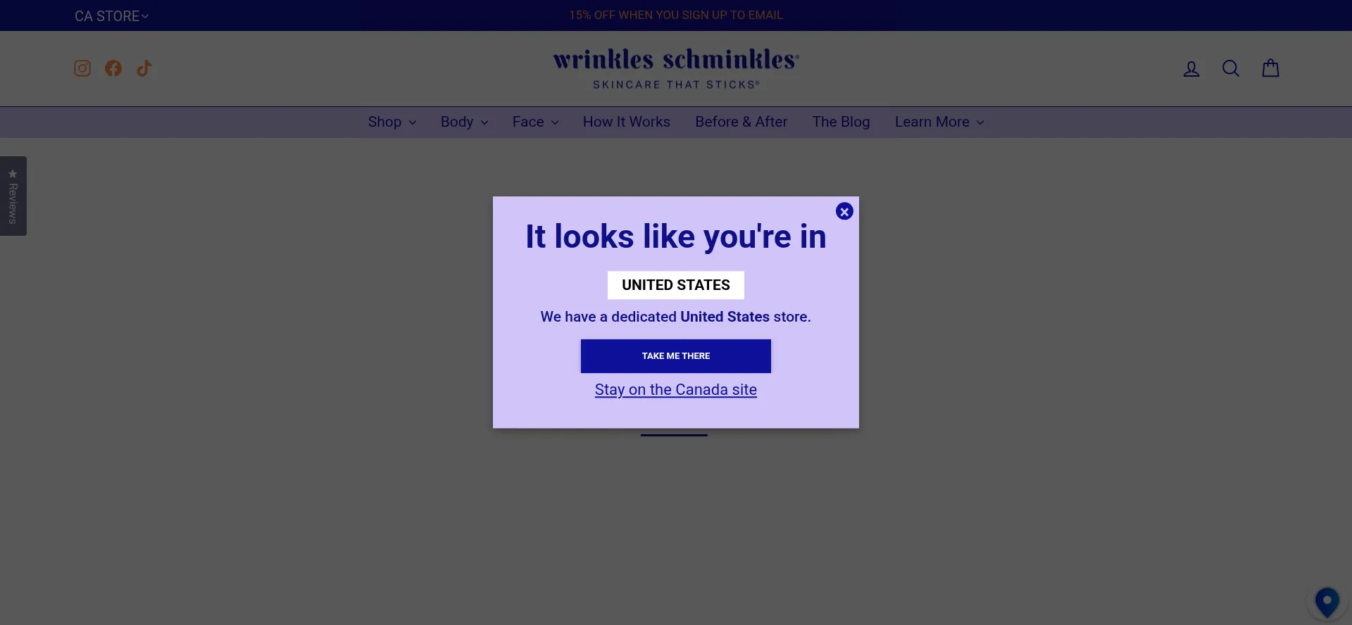Thewrinklesschminkles.ca