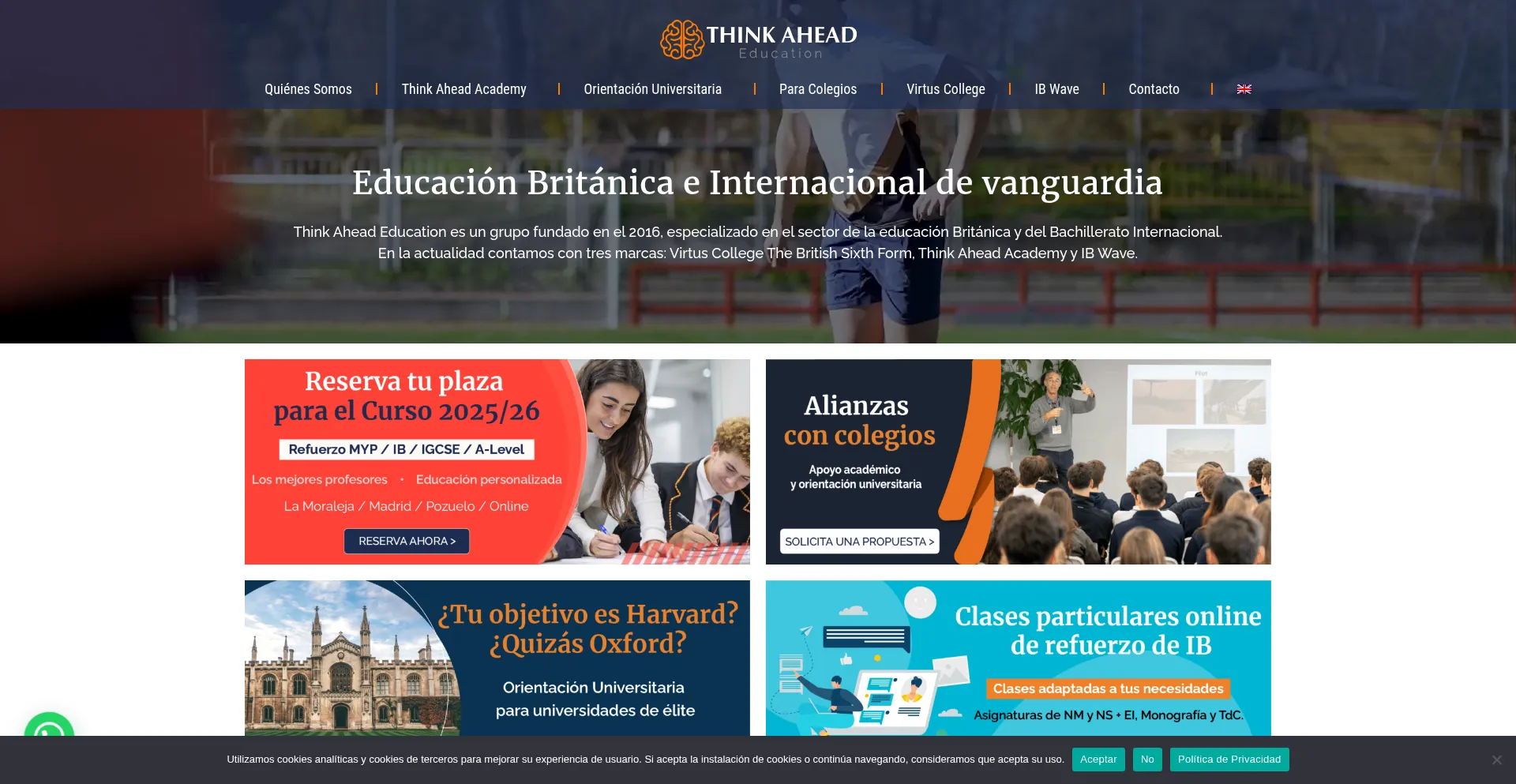 Thinkaheadeducation.com é Seguro e Confiável?
