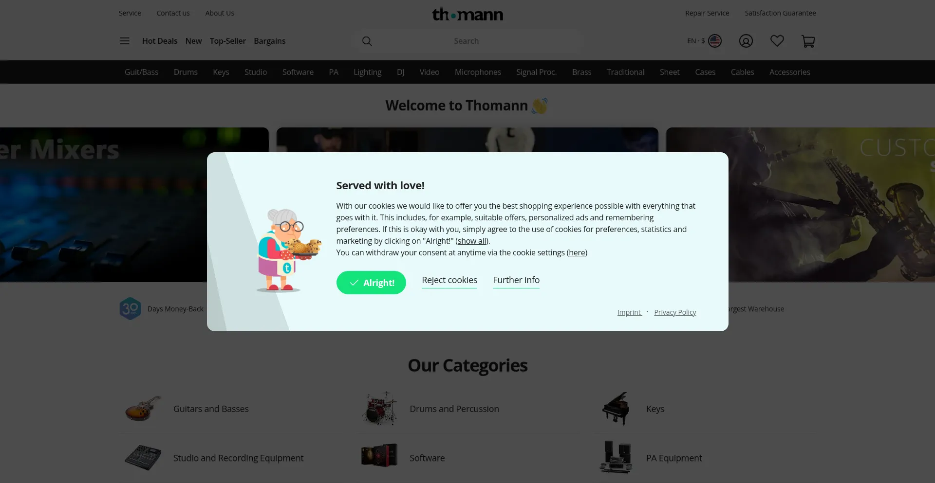 Thomann.shop é Seguro e Confiável?