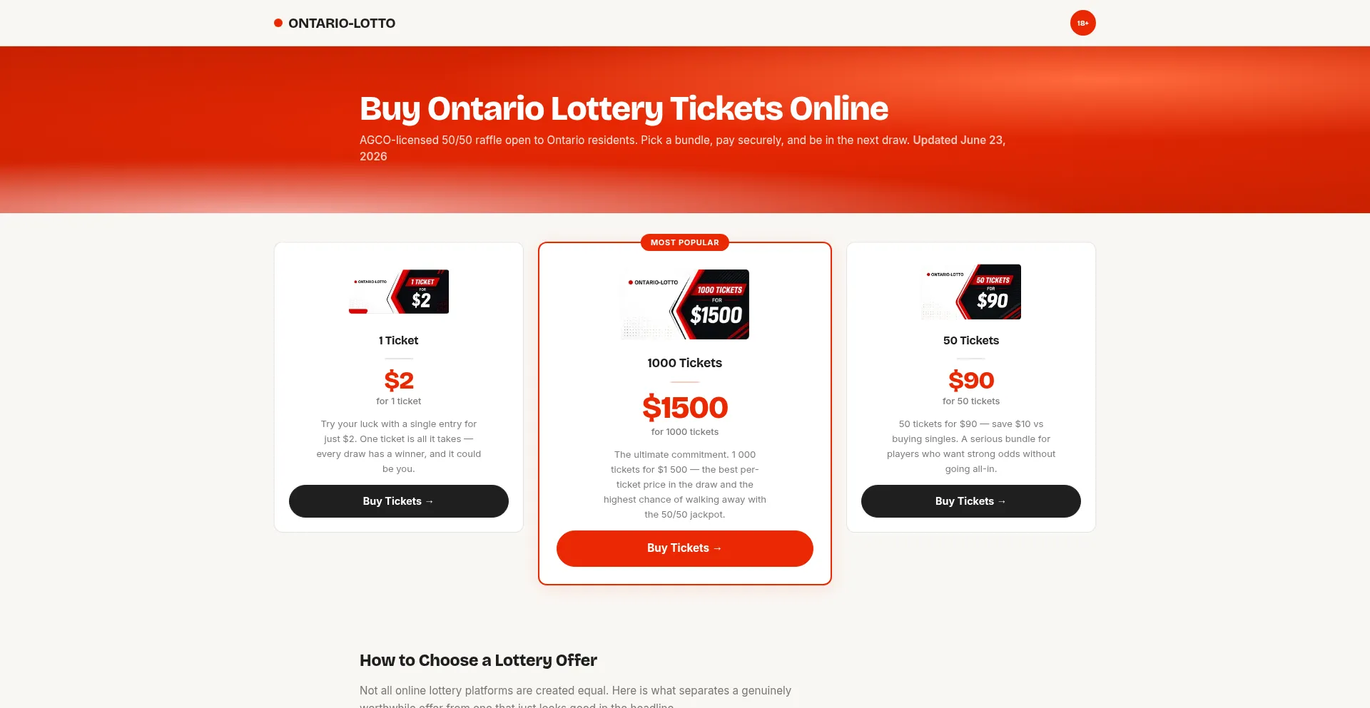 Tickets.ontario-lotto.com