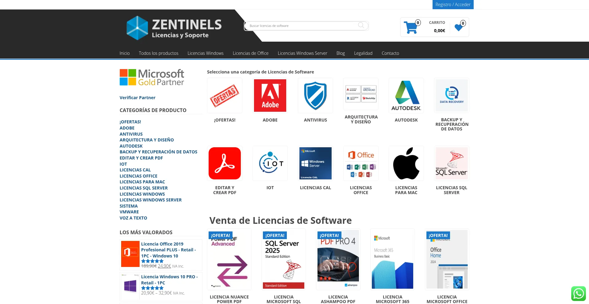 Tienda.zentinels.net