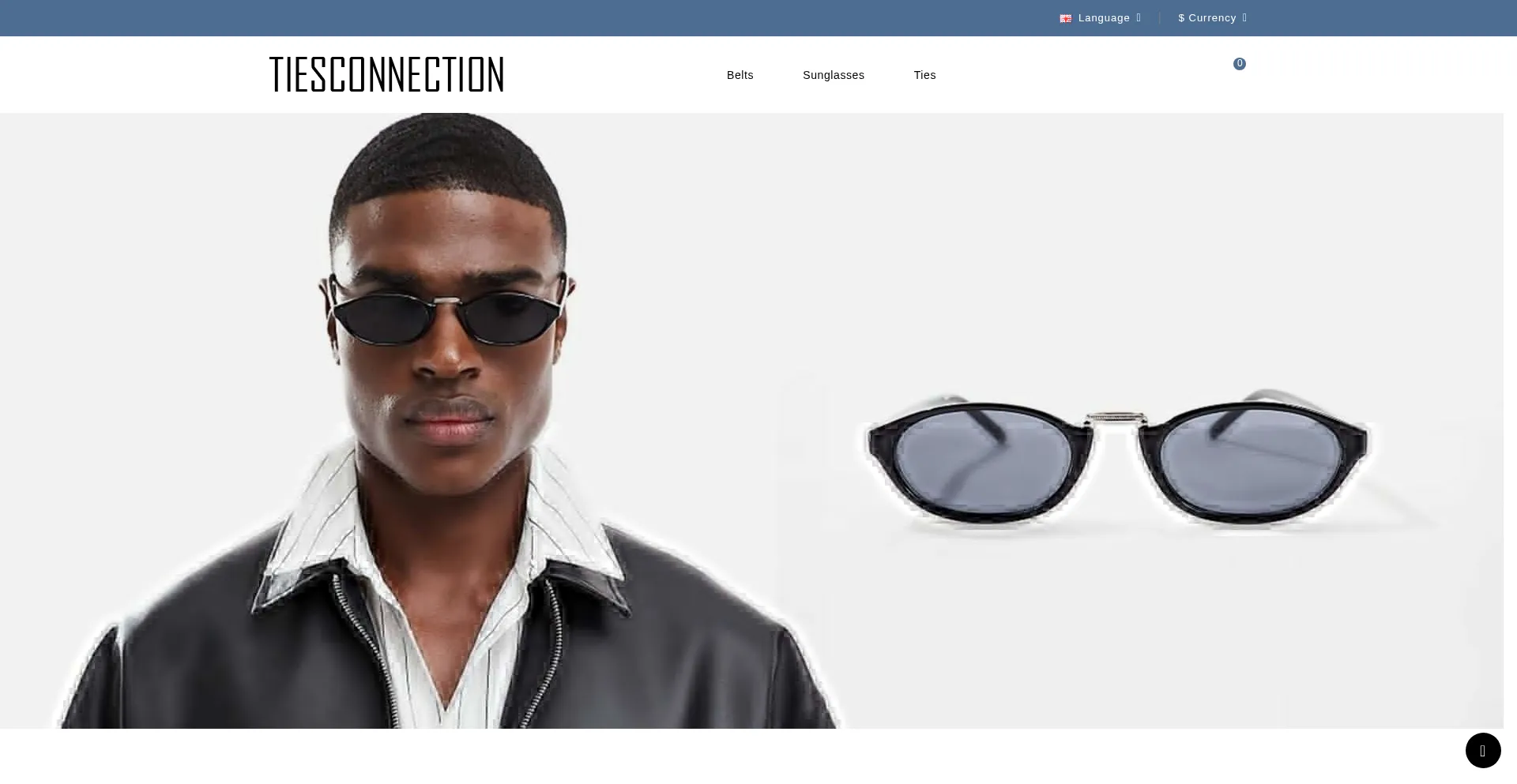 Website screenshot of Tiesconnection.com