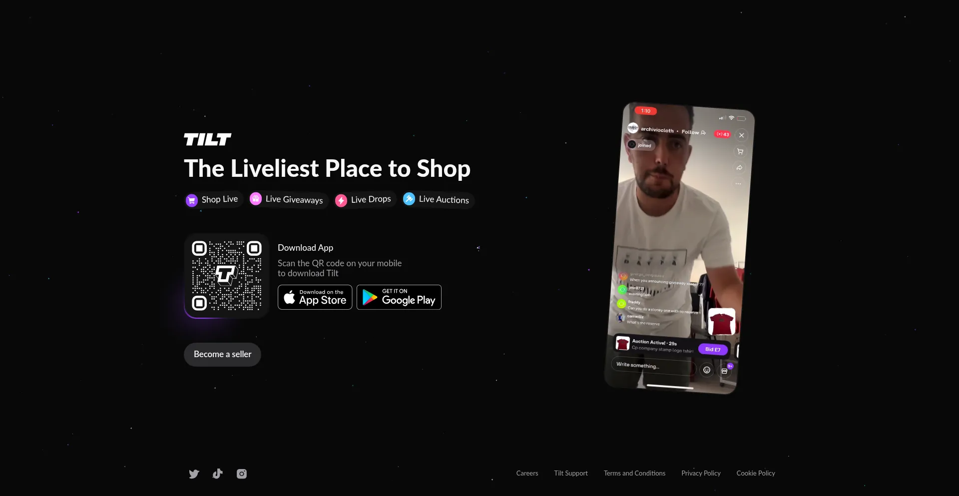Tilt.app Screenshot