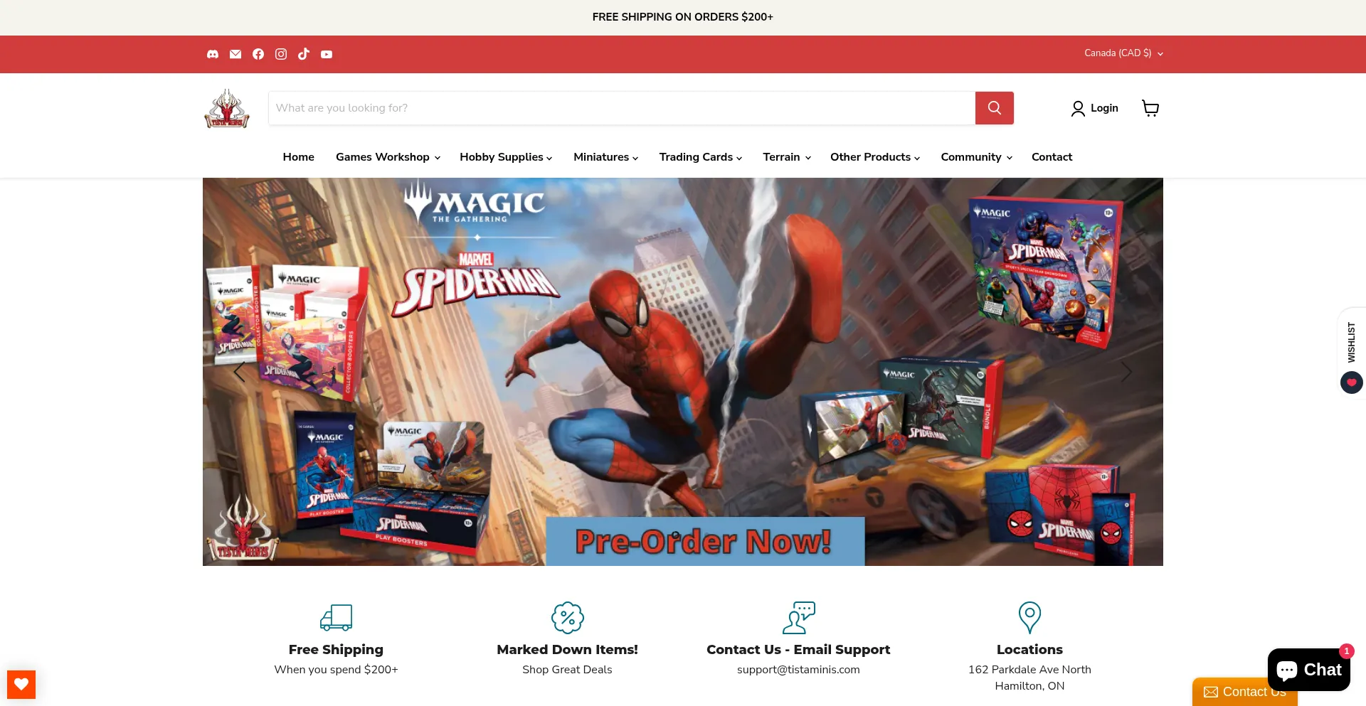 Tistaminis.com Screenshot