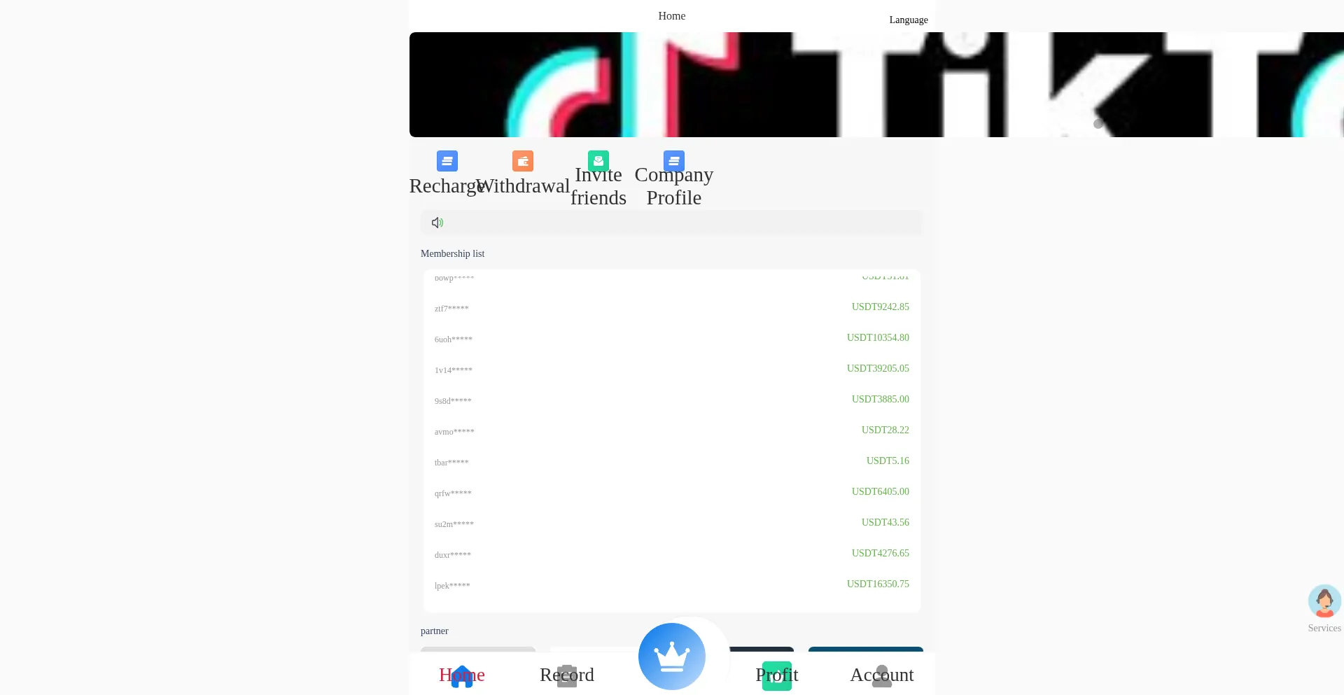 Website screenshot of Tksnapup.cc