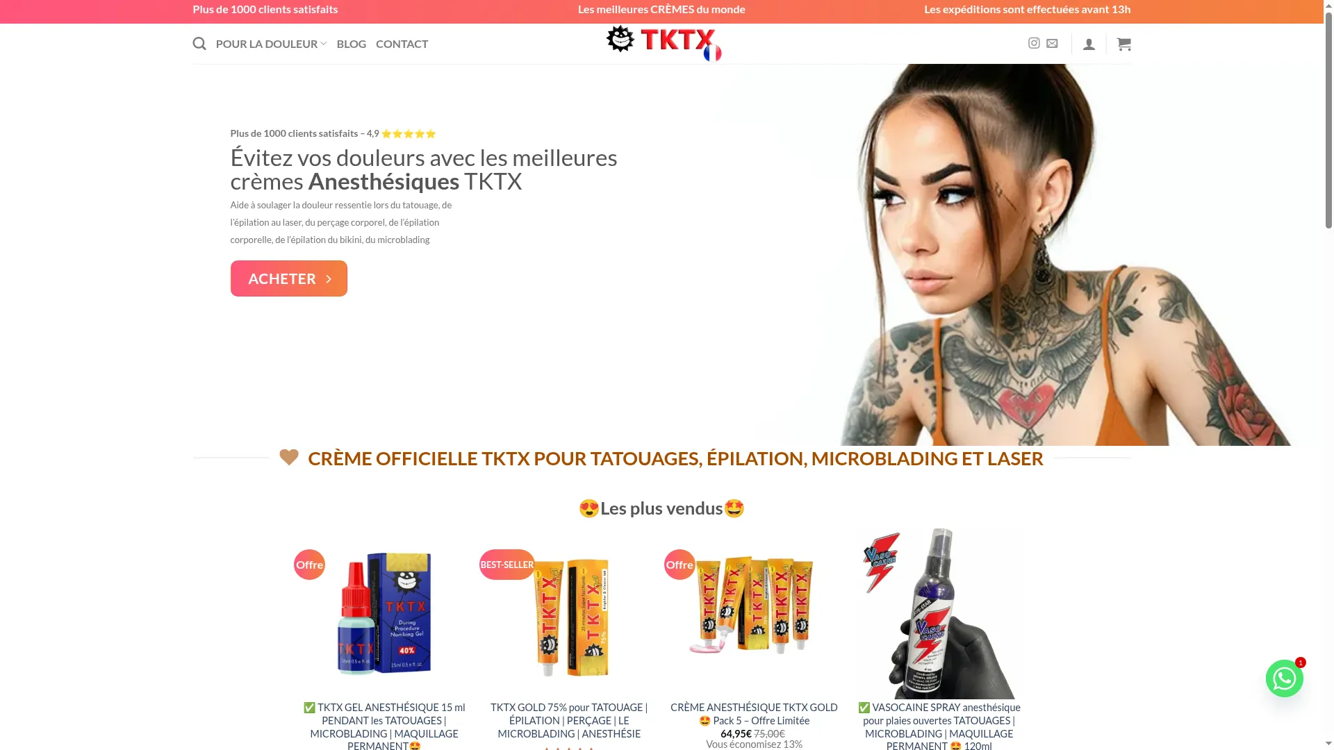 Tktxcream.fr