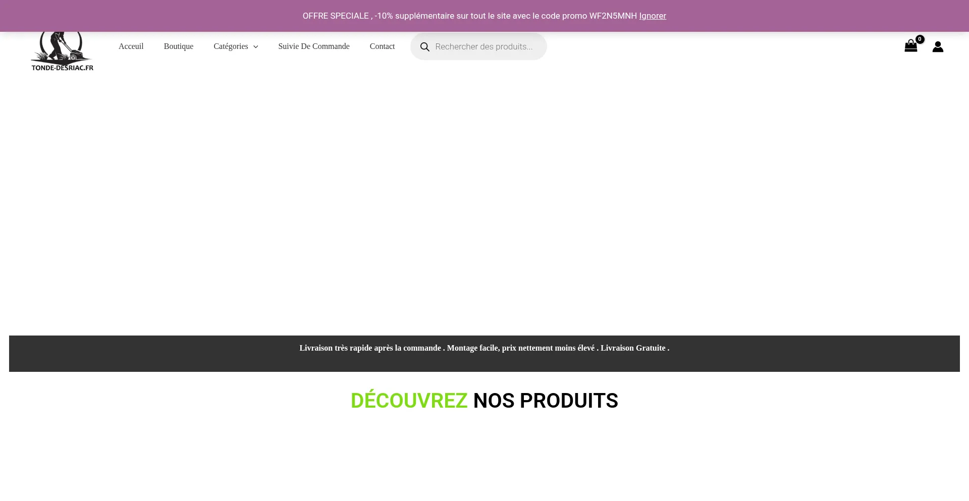 Tonde-desriac.fr Screenshot