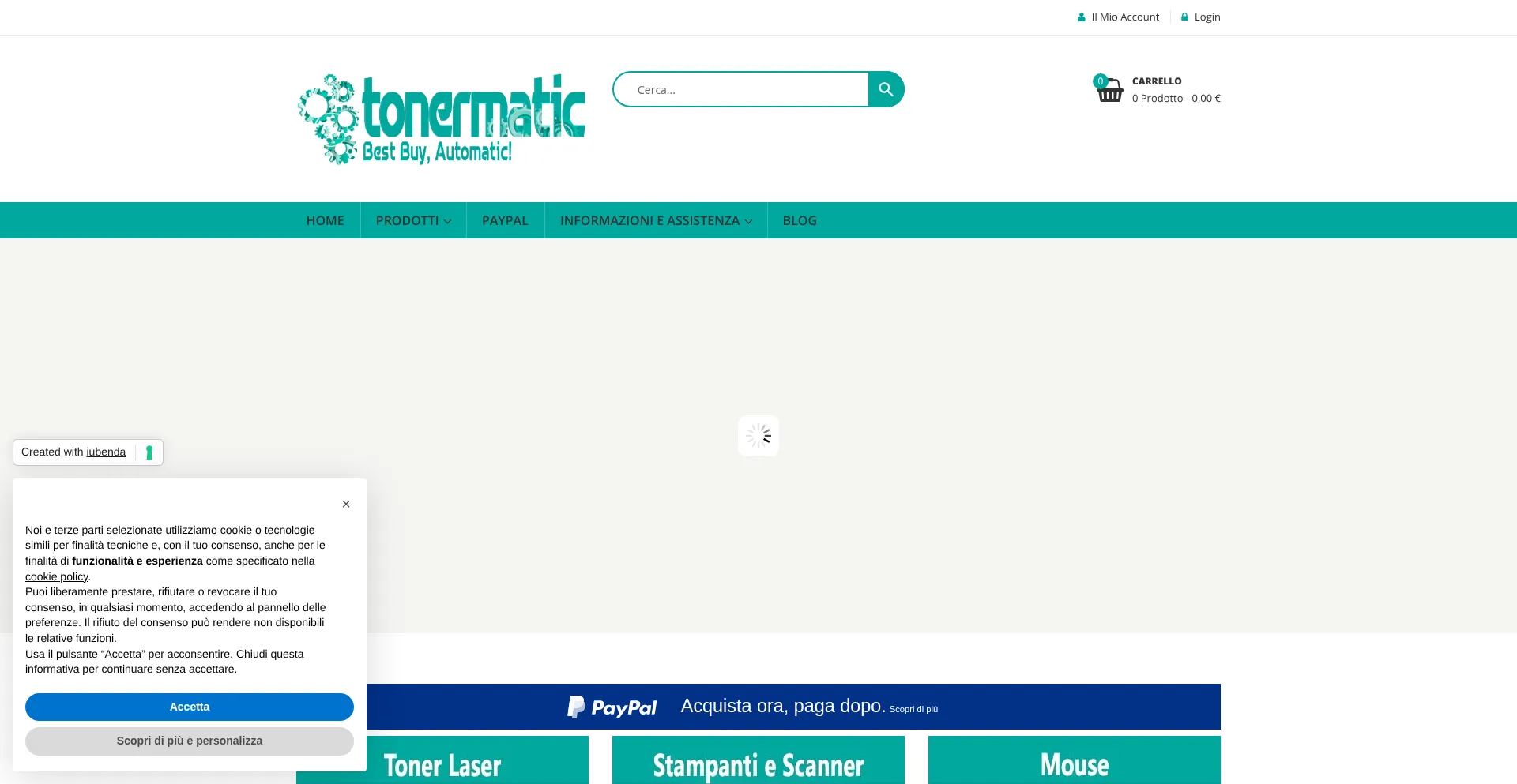 Tonermatic.com Screenshot
