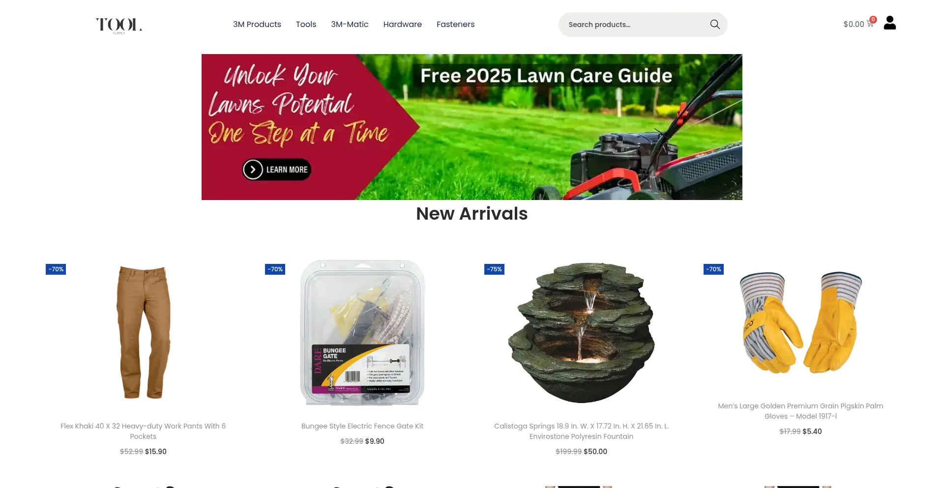 Toolsupplyshop.com Screenshot
