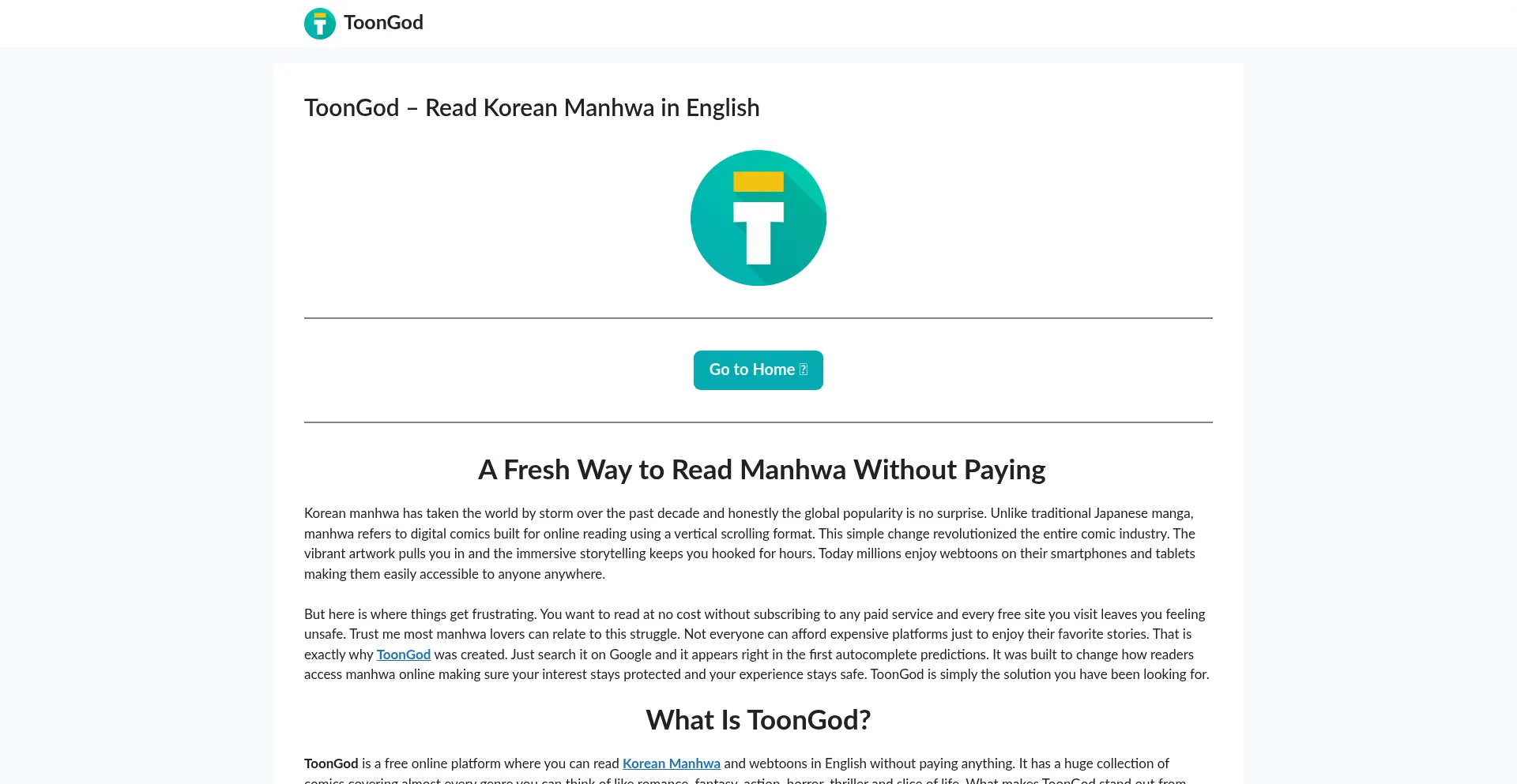 Toongod.com.co