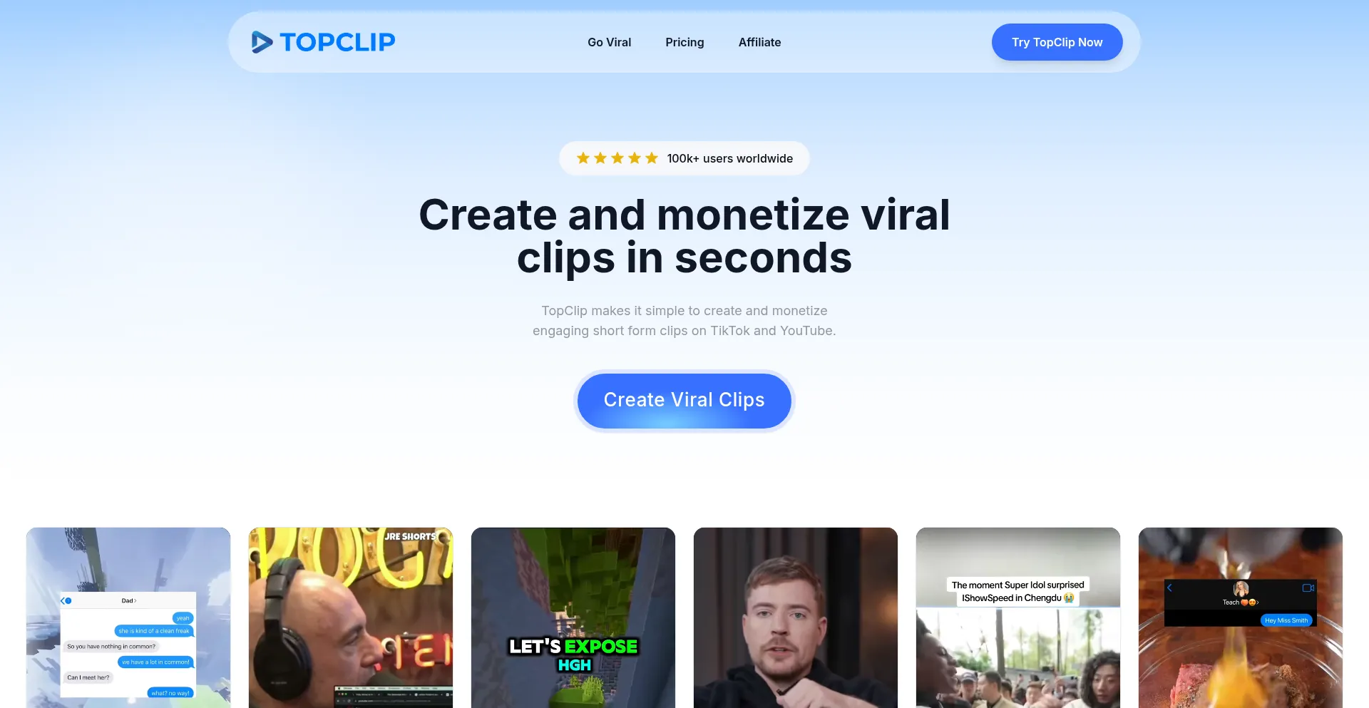Topclip.ai Screenshot