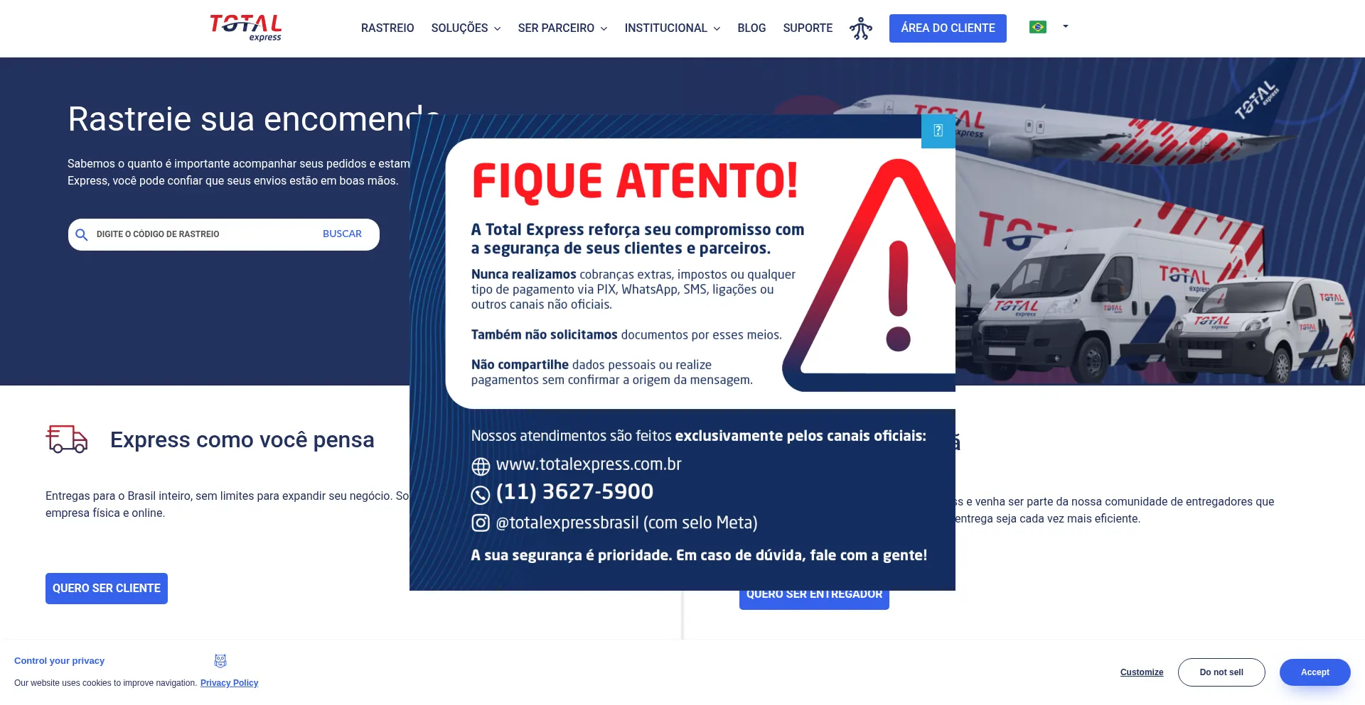 Totalexpress.com.br é Seguro e Confiável?