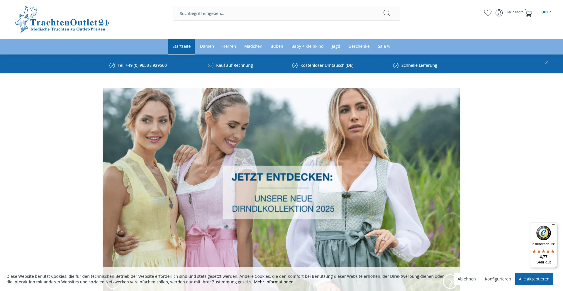 Trachtenoutlet24.de é Seguro e Confiável?