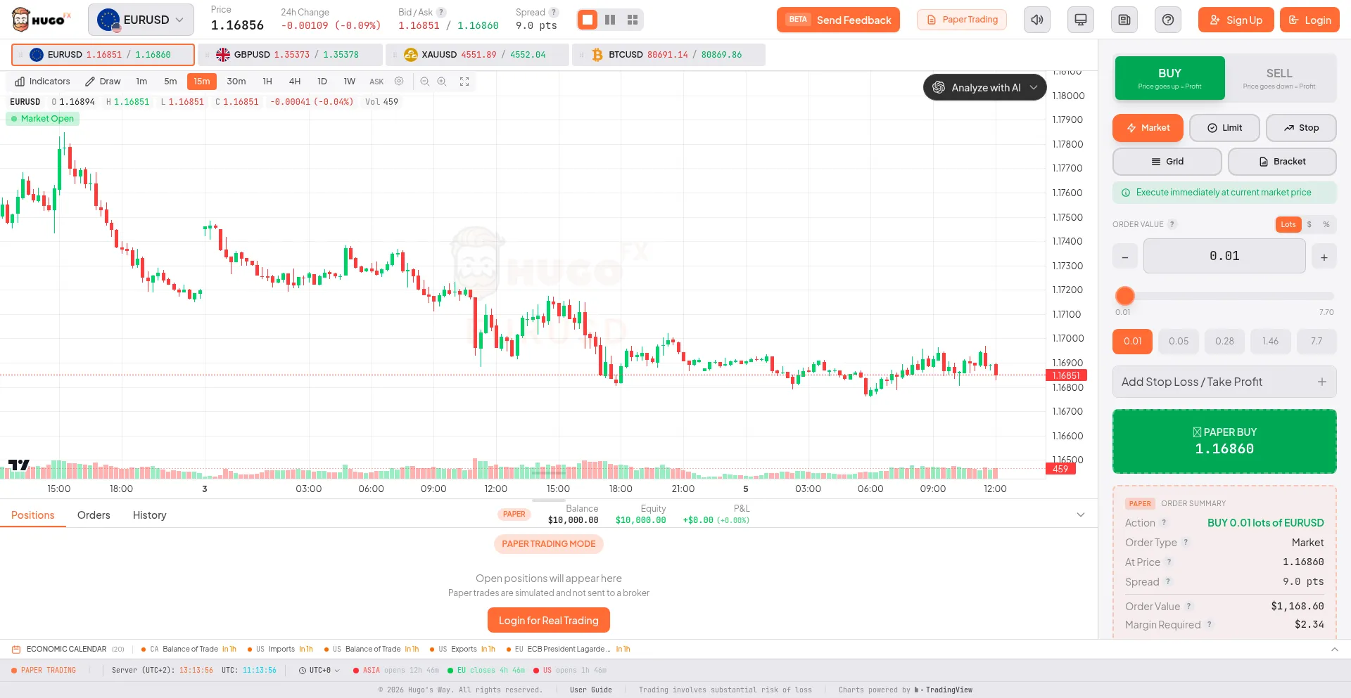 Trade.hugosway.com