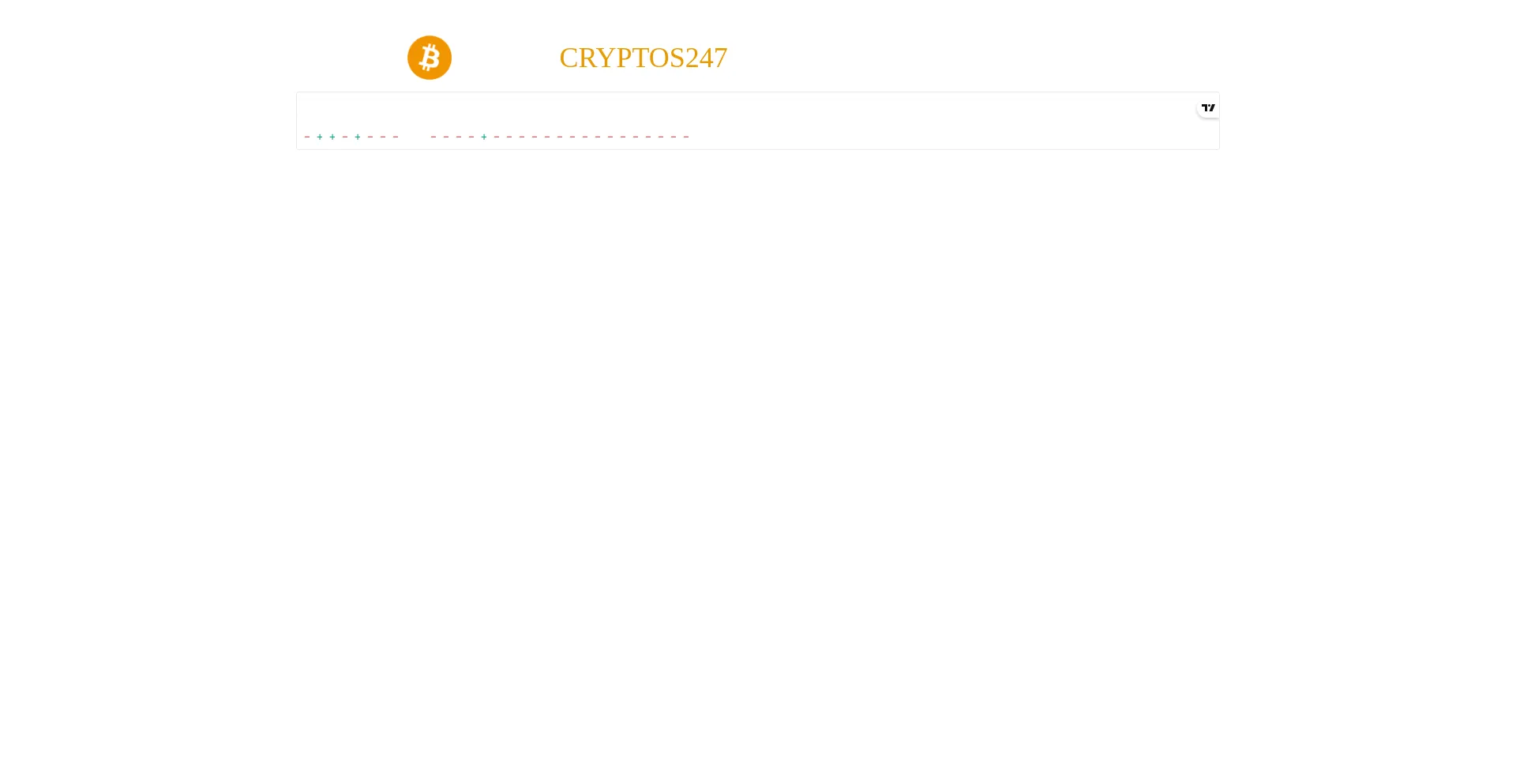 Website screenshot of Tradecryptos247.com