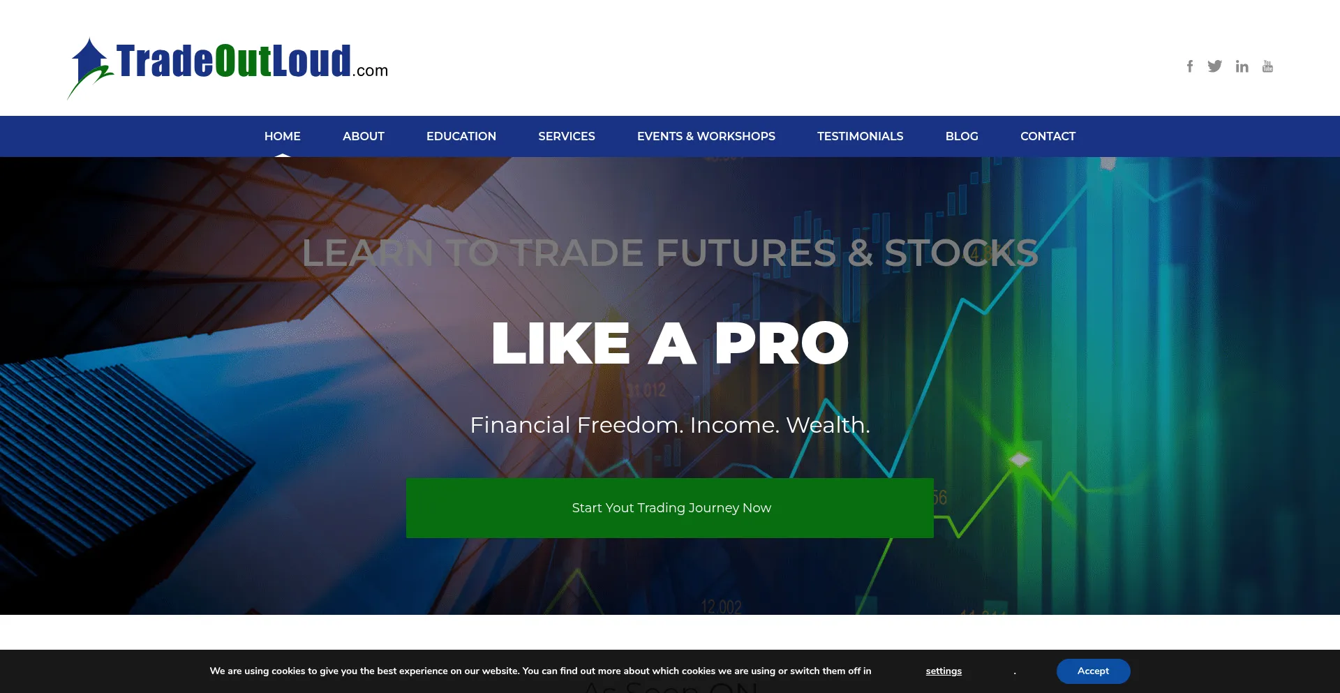 Tradeoutloud.com Screenshot