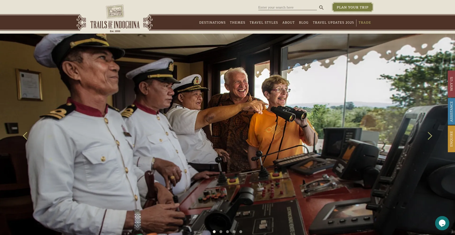 Trailsofindochina.com