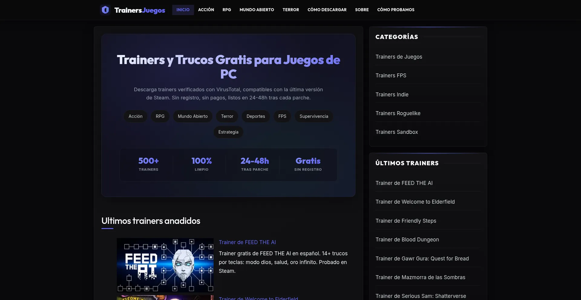 Trainersjuegos.com