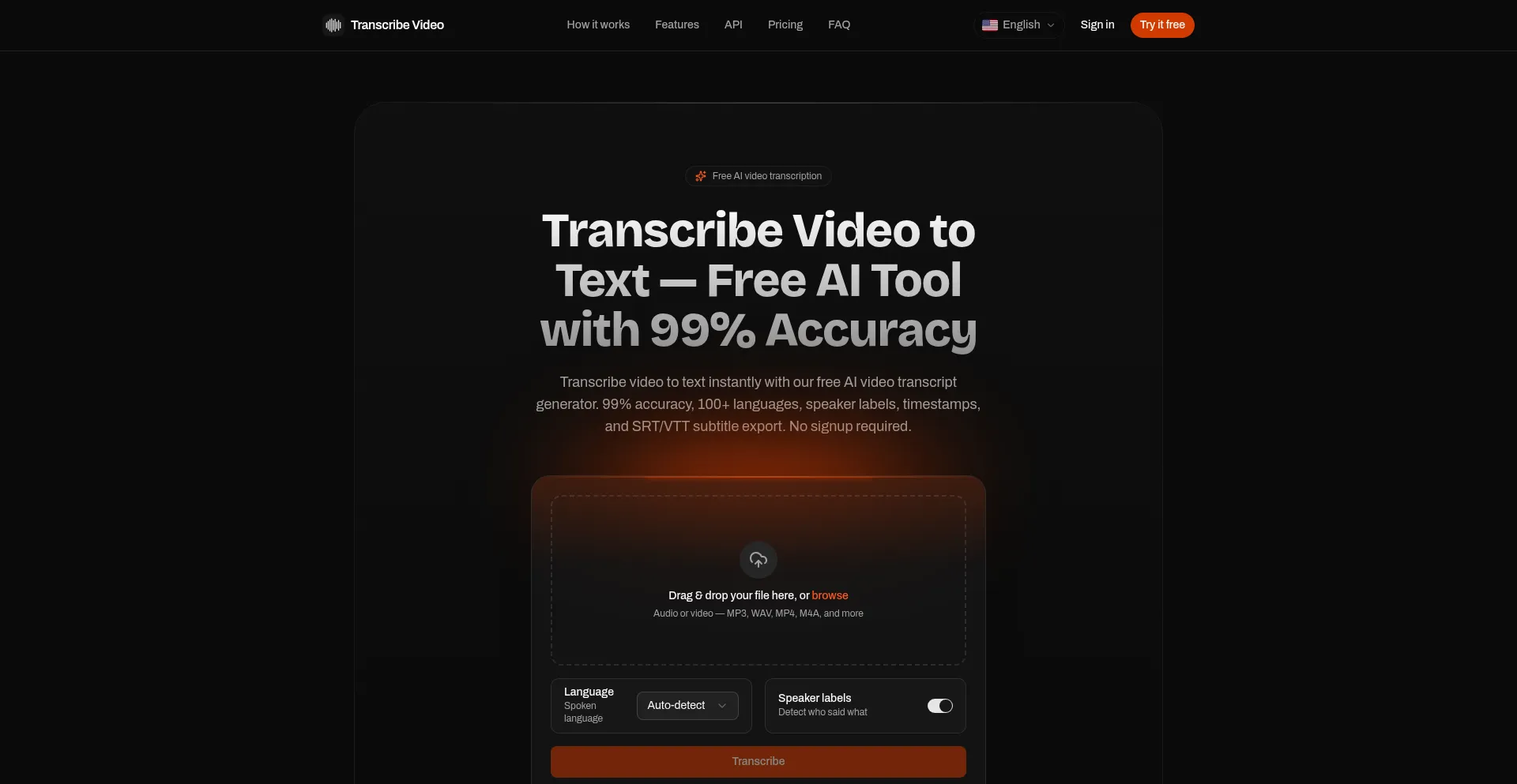 Transcribevideototext.com
