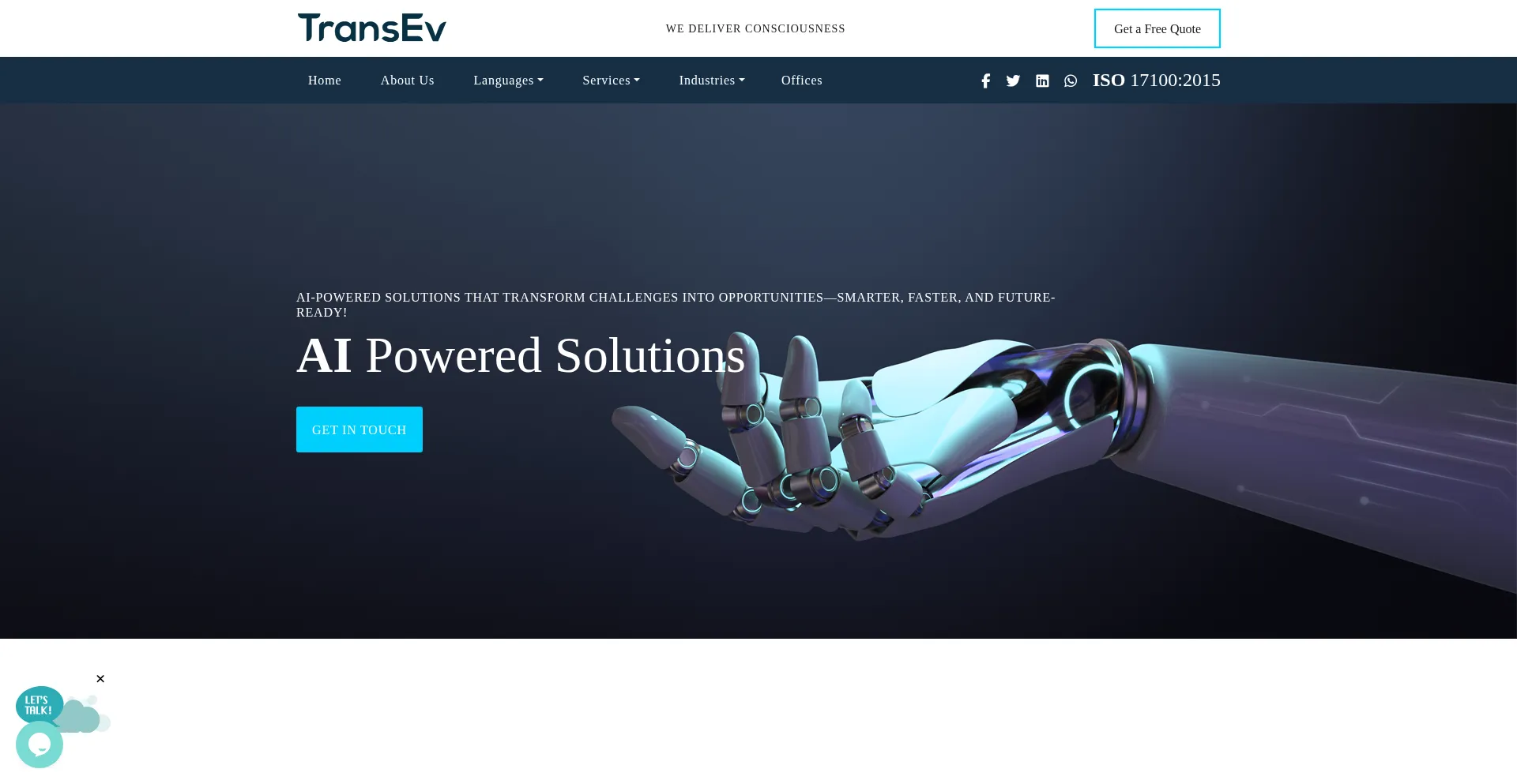 Transev.net Screenshot