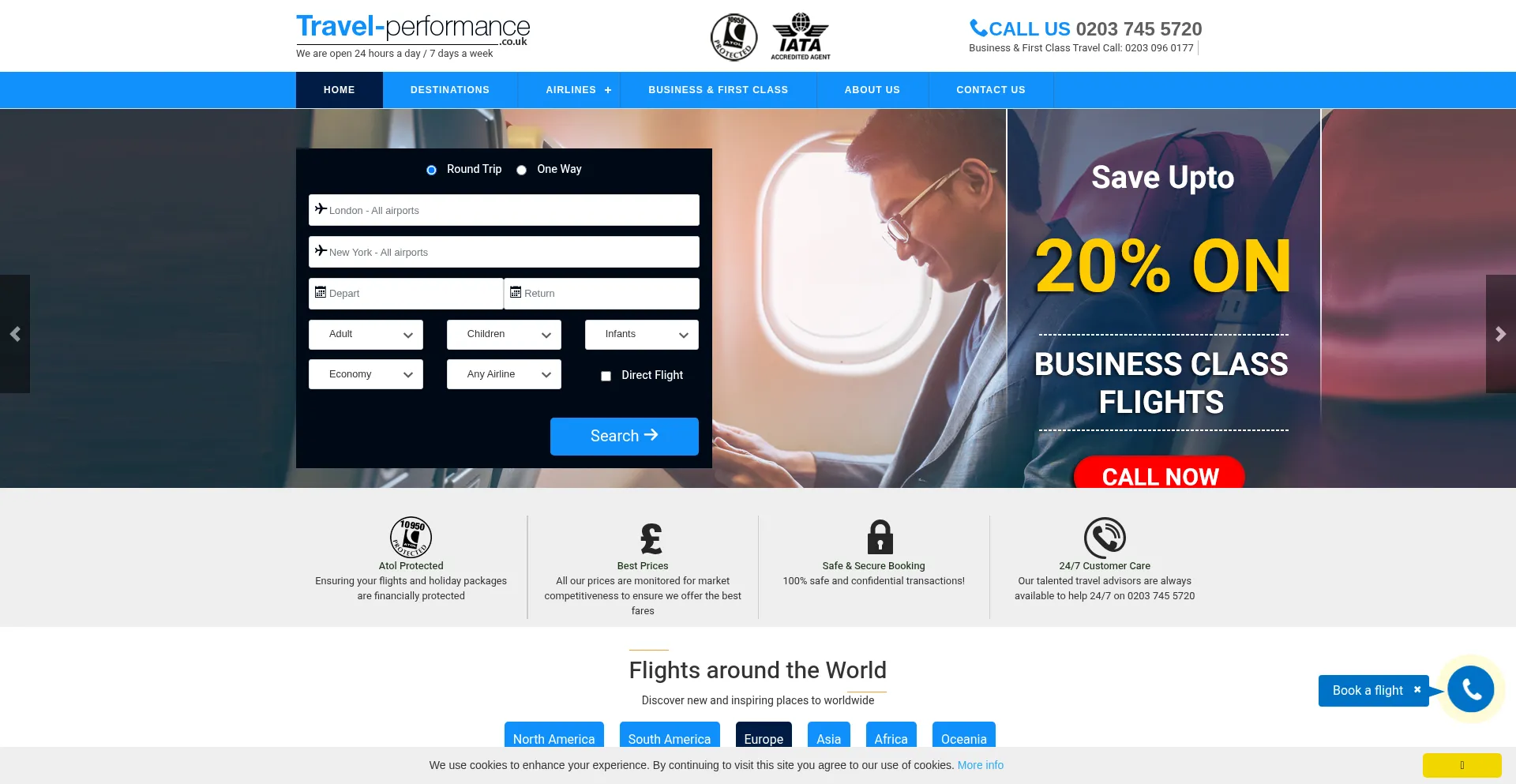 Travel-performance.co.uk Screenshot